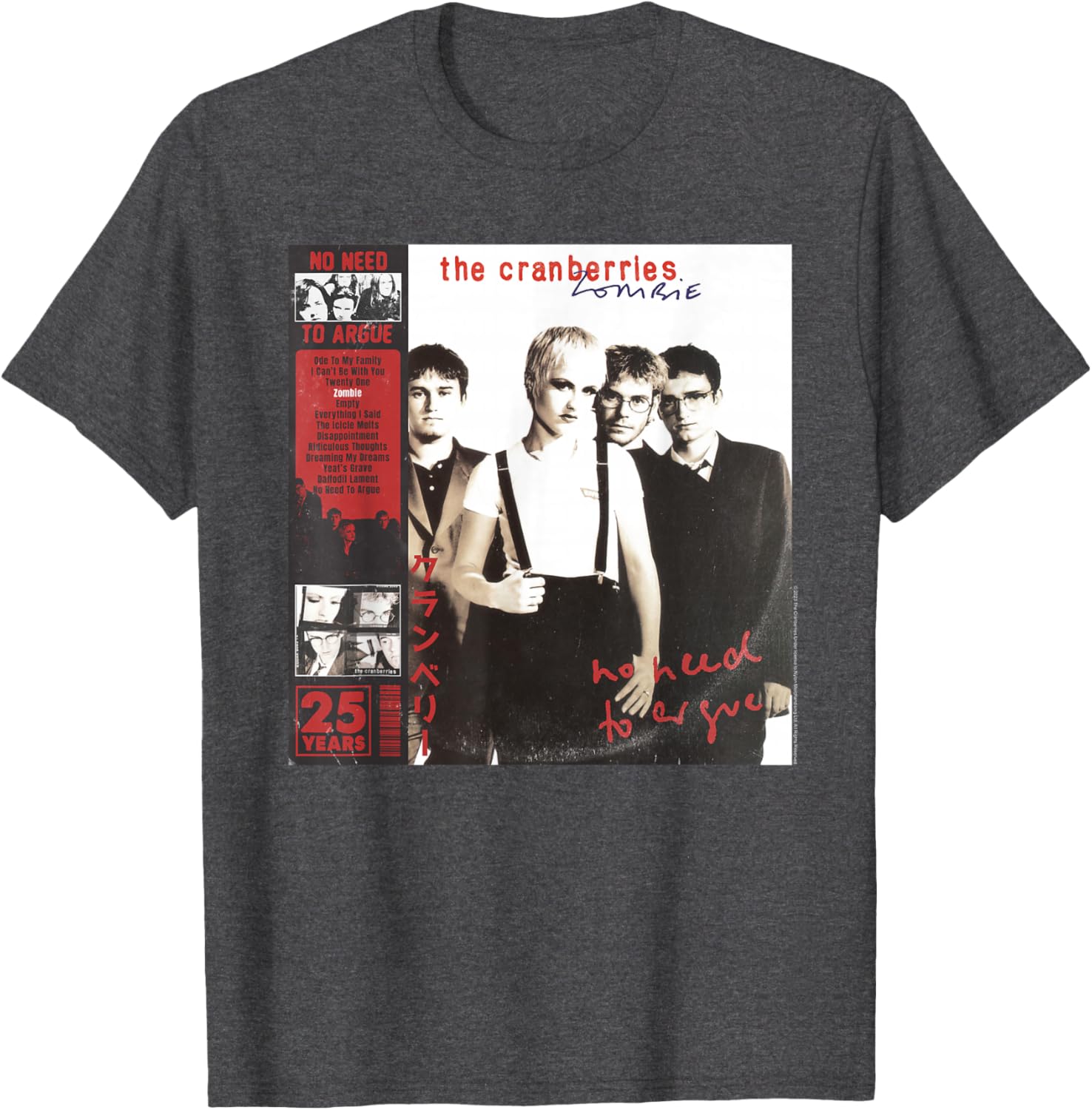 The Cranberries No Need to Argue Vintage Band T-Shirt for Fans - 5
