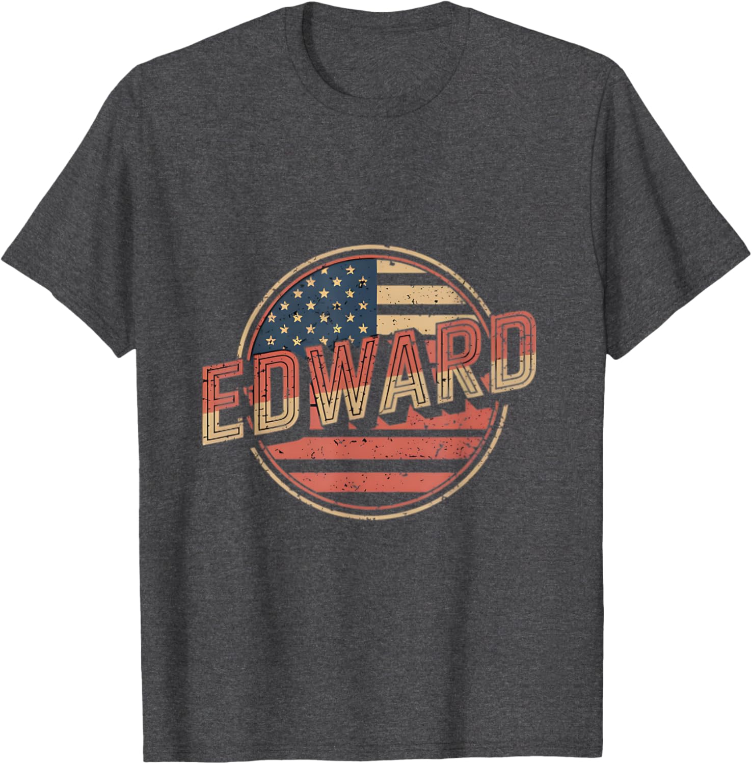 Personalized EDWARD USA Flag T-Shirt for Proud Patriots - 4