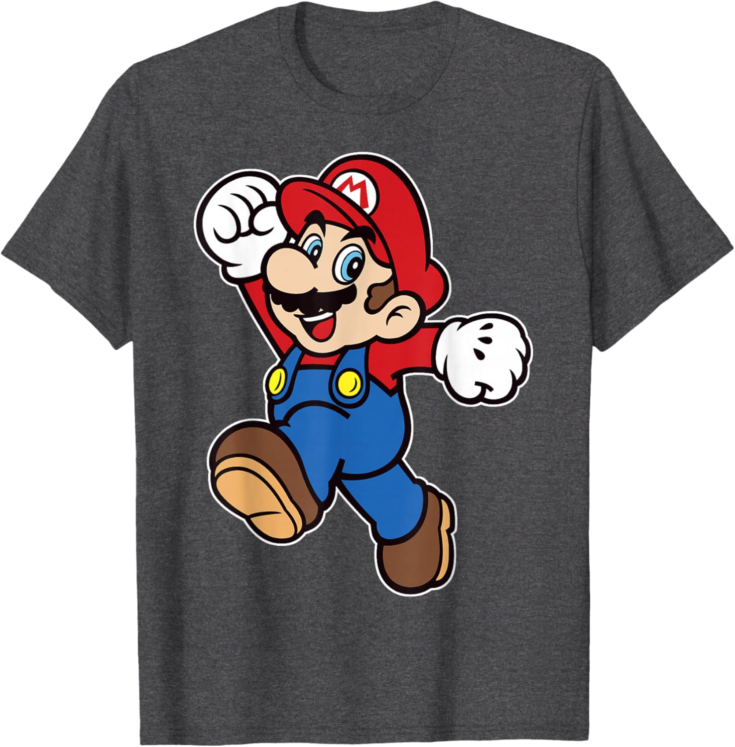 Super Mario Classic Jump Portrait T-Shirt for Gamers and Fans - 3