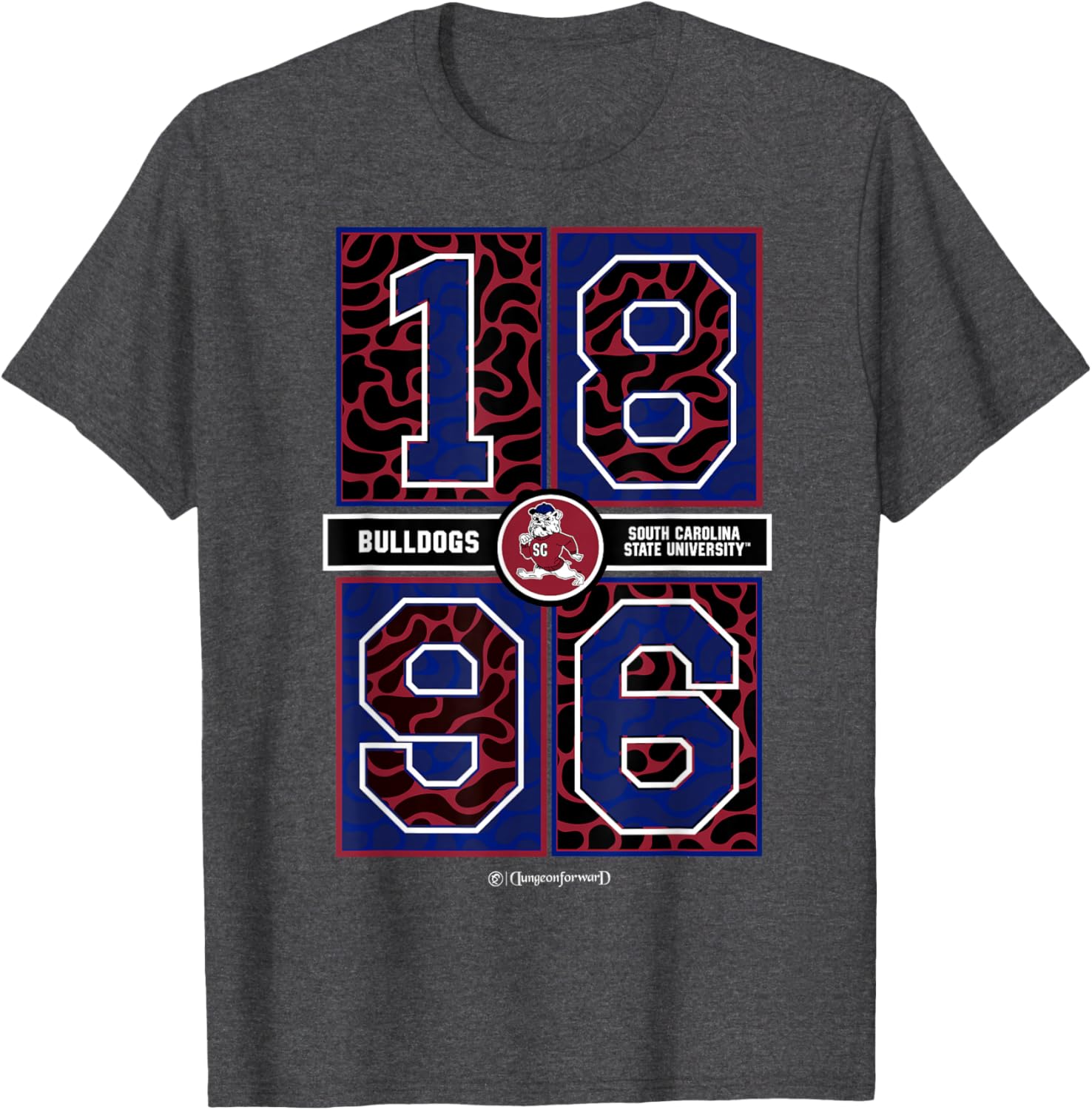 South Carolina State University Bulldogs Concrete Date T-Shirt for Fans - 5