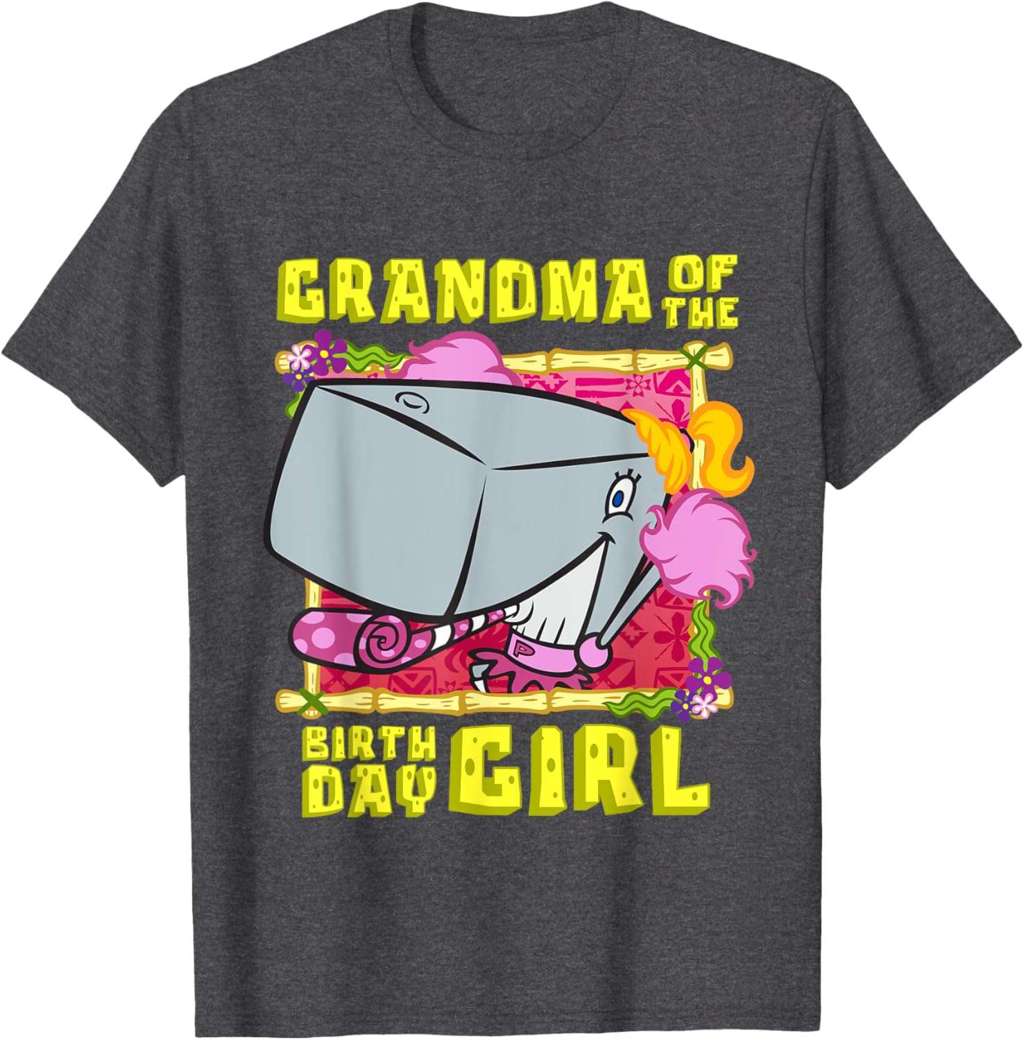 SpongeBob Pearl Grandma T-Shirt for Birthday Girls - Fun Grandmother Gift - 18