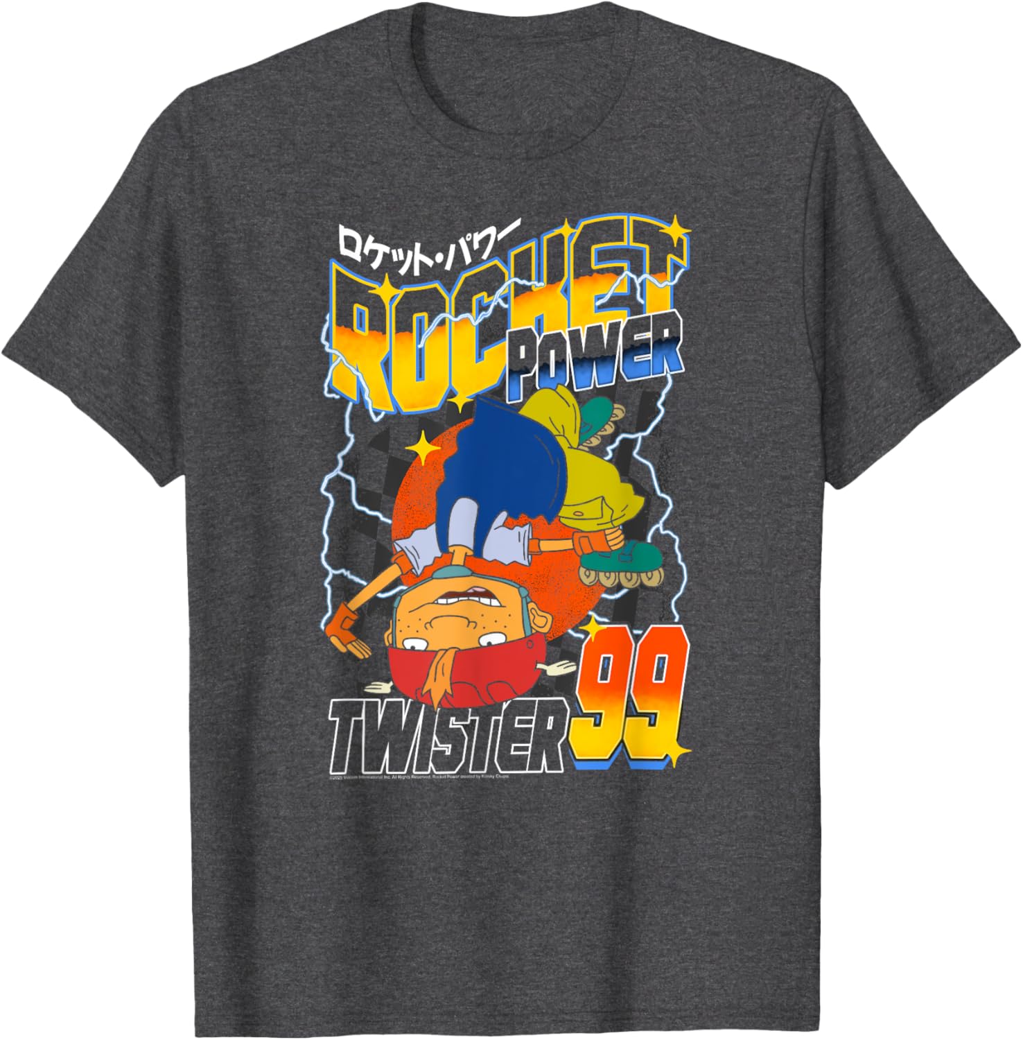 Rocket Power Twister 99 Retro Cartoon T-Shirt for Racing Fans - 4