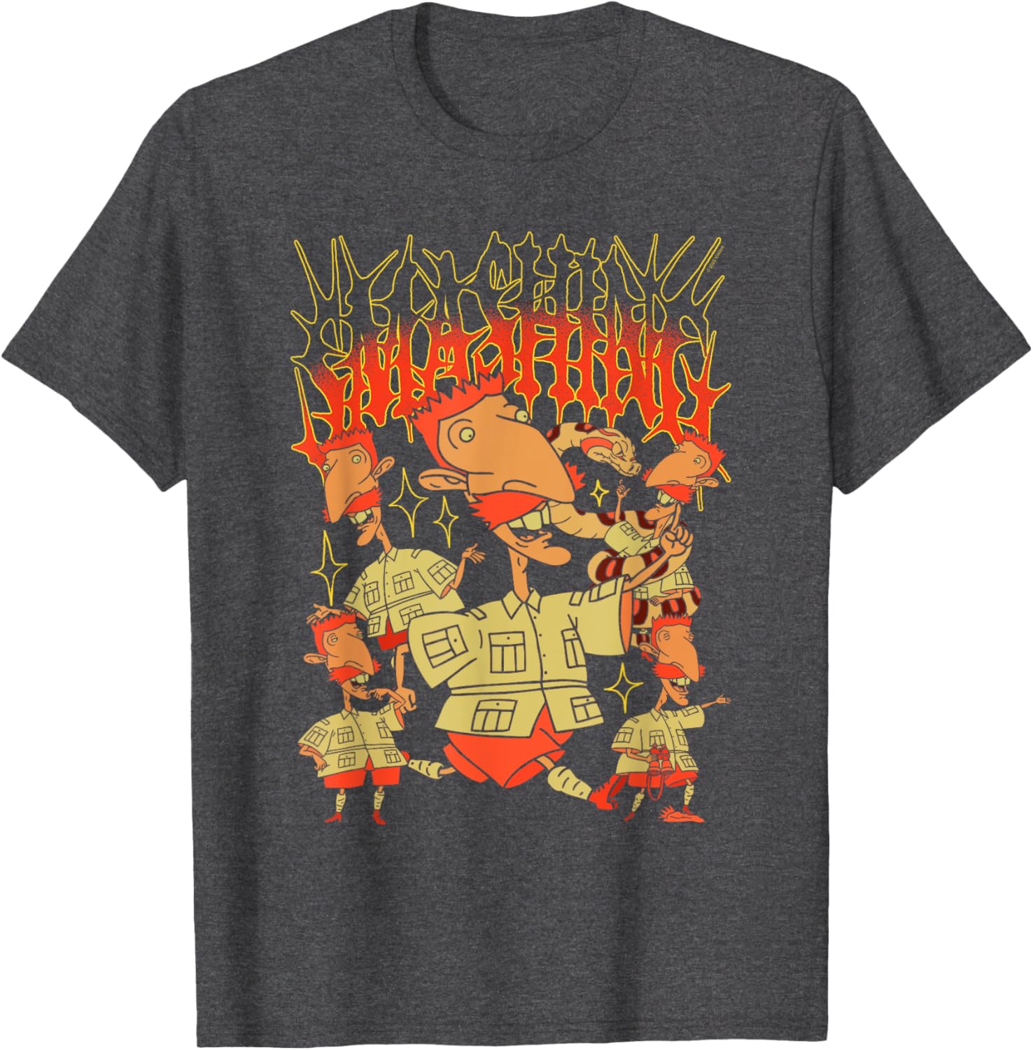 Wild Thornberry's Nigel Heavy Metal Cartoon T-Shirt for Music Lovers - 2
