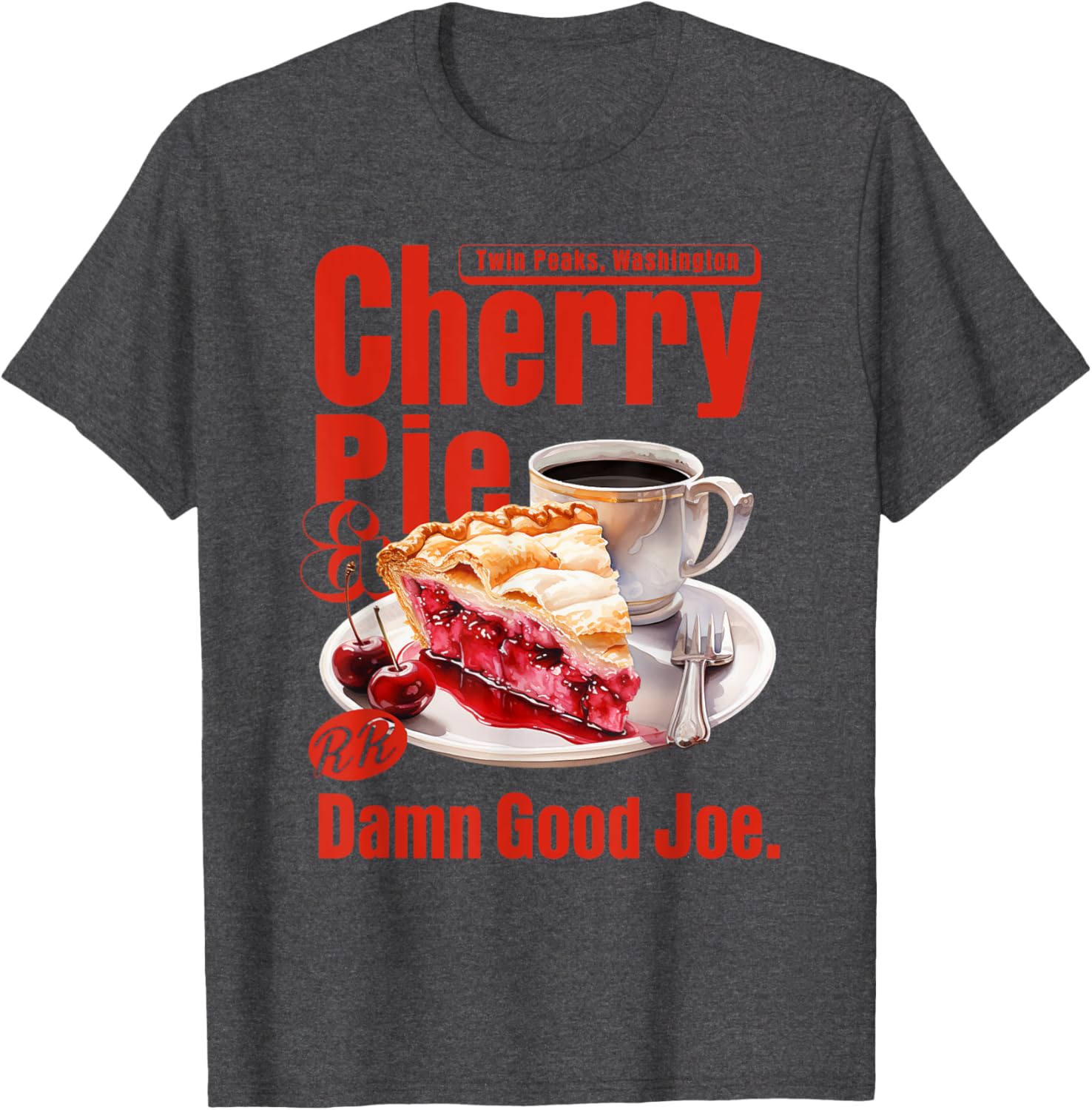 Twin Peaks Cherry Pie and Joe's Diner T-Shirt – Iconic TV Show Apparel - 9