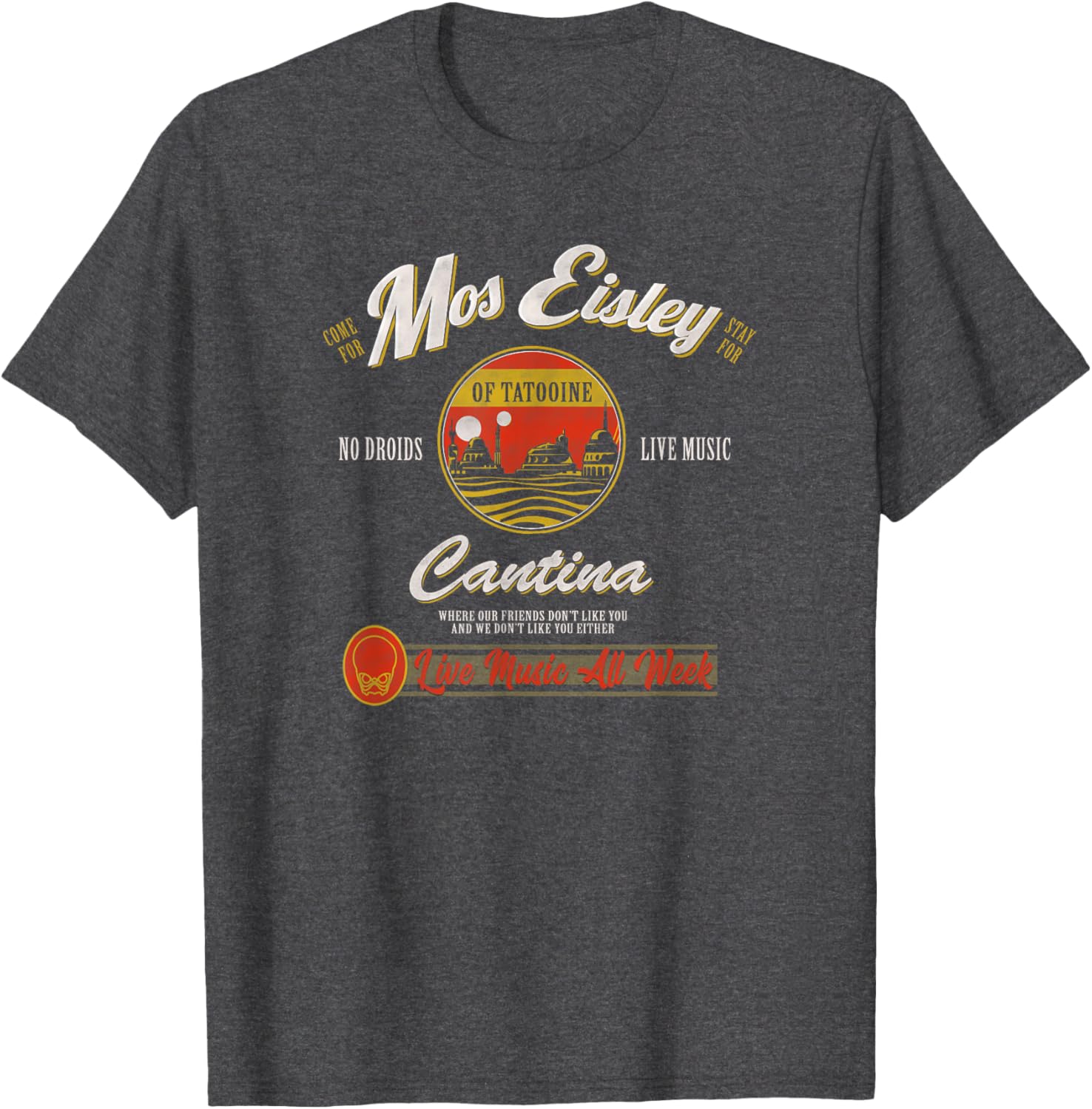 Star Wars Mos Eisley Cantina Live Music T-Shirt for Fans and Collectors - 12