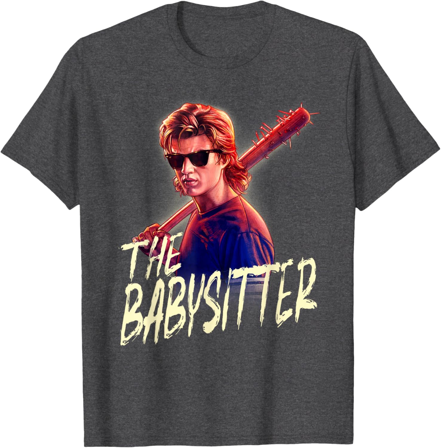 Stranger Things Steve The Babysitter Portrait T-Shirt for Fans - 4