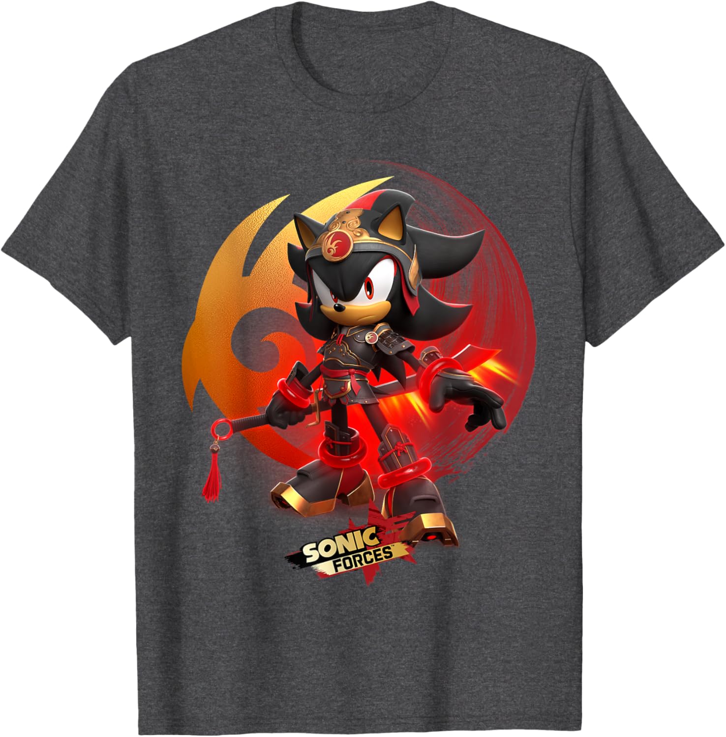 Sonic Forces Warrior Shadow T-Shirt for Fans of Sonic Adventures - 25