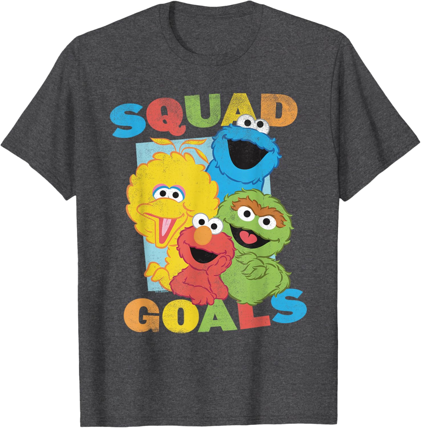 Sesame Street Squad Goals T-Shirt for Fun and Friendship Apparel - 7