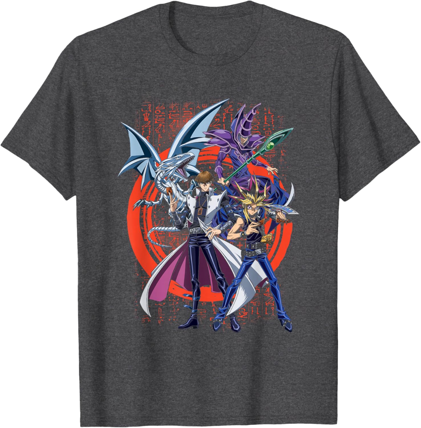 Yu-Gi-Oh Duel Monsters Anime T-Shirt with Show Logo Front and Back - 3