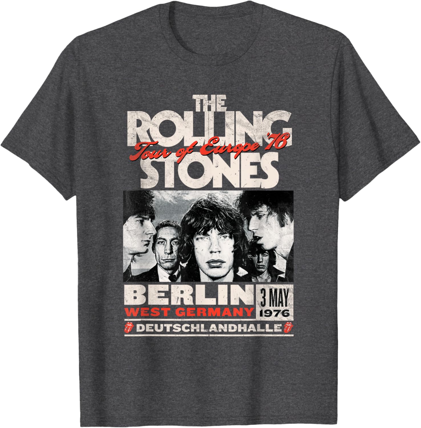 Rolling Stones Berlin 76 T-Shirt Stylish Music Tee for Concert Lovers - 1