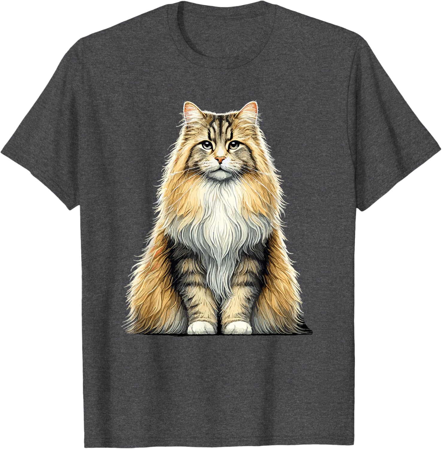 Norwegian Forest Cat T-Shirt for Cat Lovers - Cute and Comfy Design - 7
