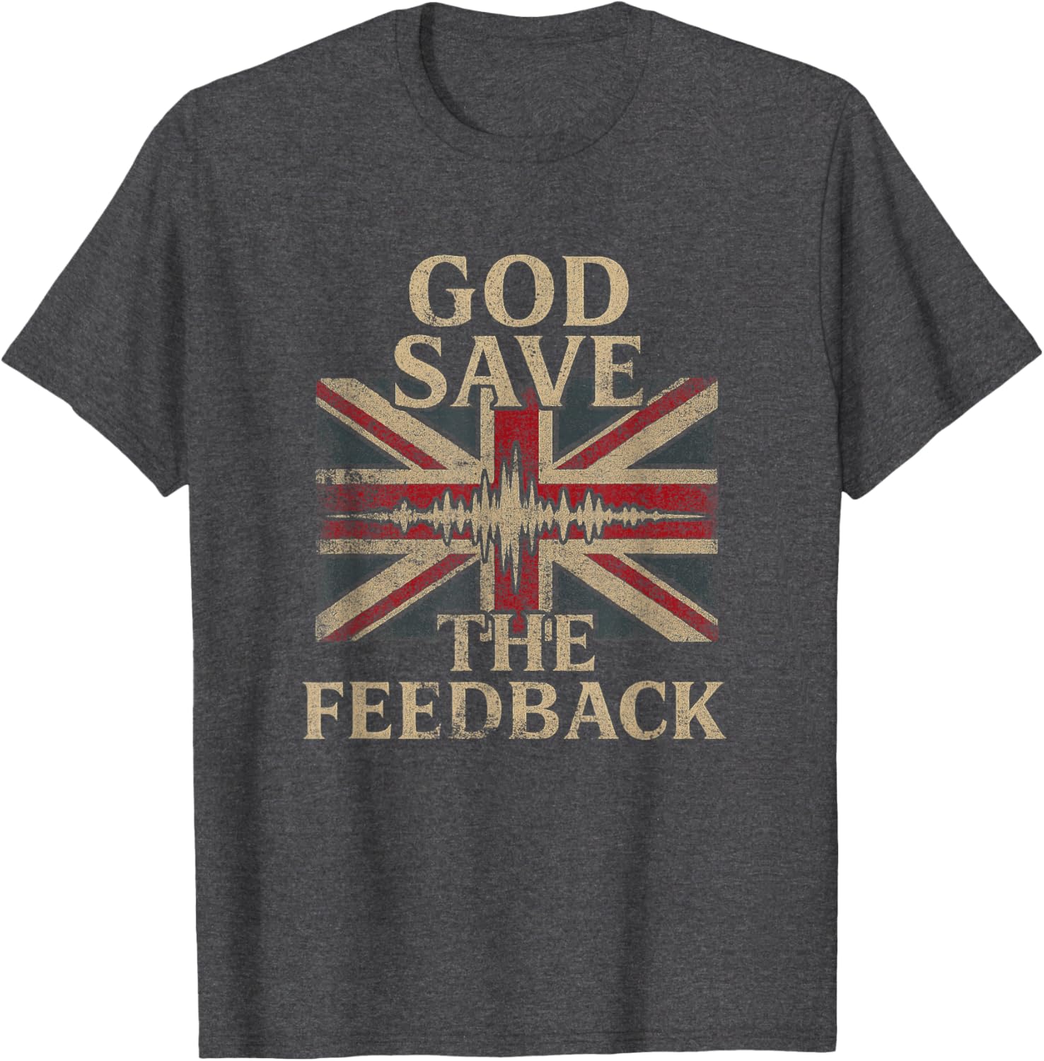 Vintage Punk Rock God Save the Feedback T-Shirt for UK Style Lovers - 8