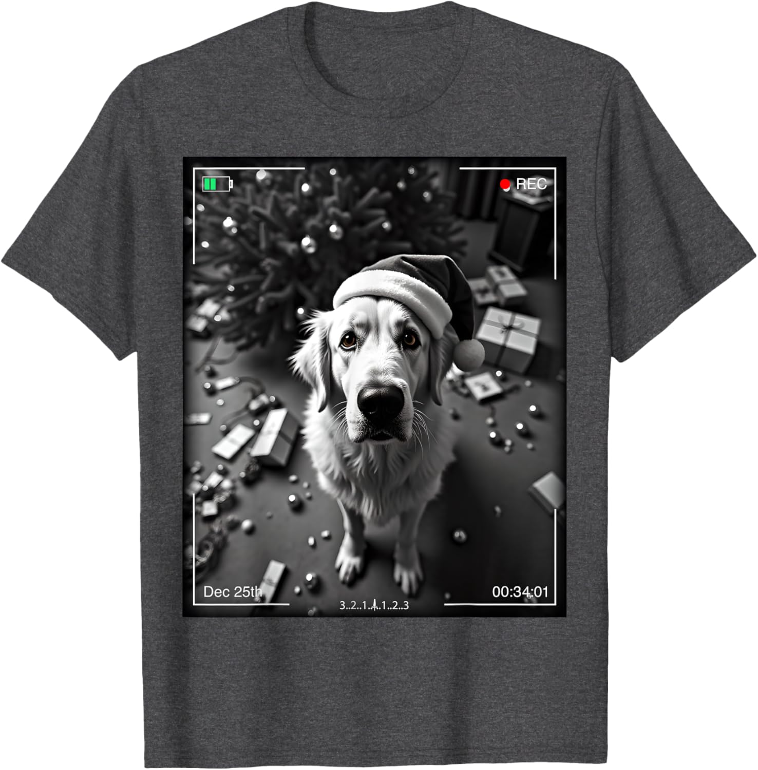 Cute Great Pyrenees Christmas T-Shirt for Dog Lovers and Festive Fun - 4