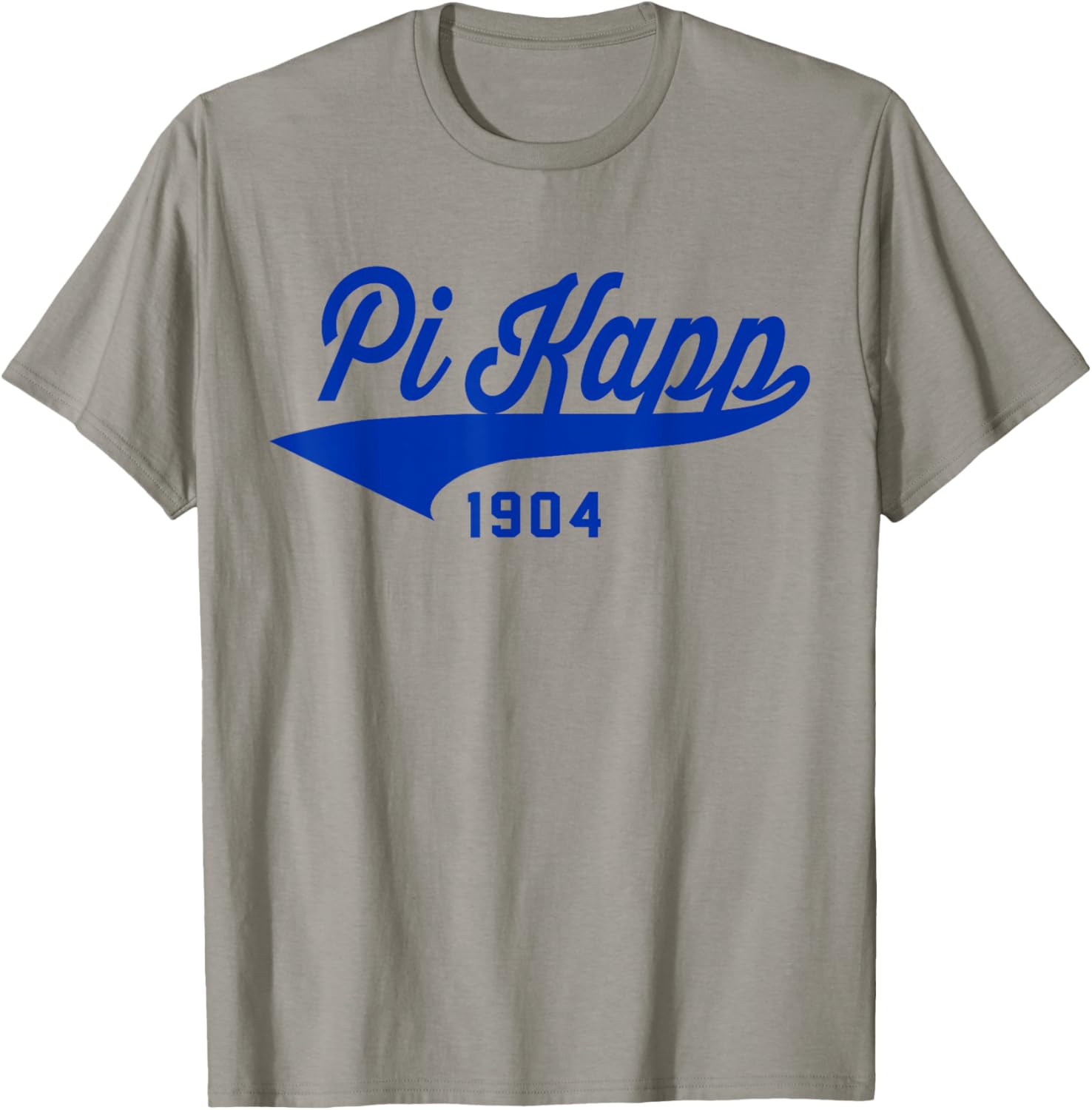 Pi Kappa Phi Blue Retro Script T-Shirt for Stylish Comfort and Pride - 2