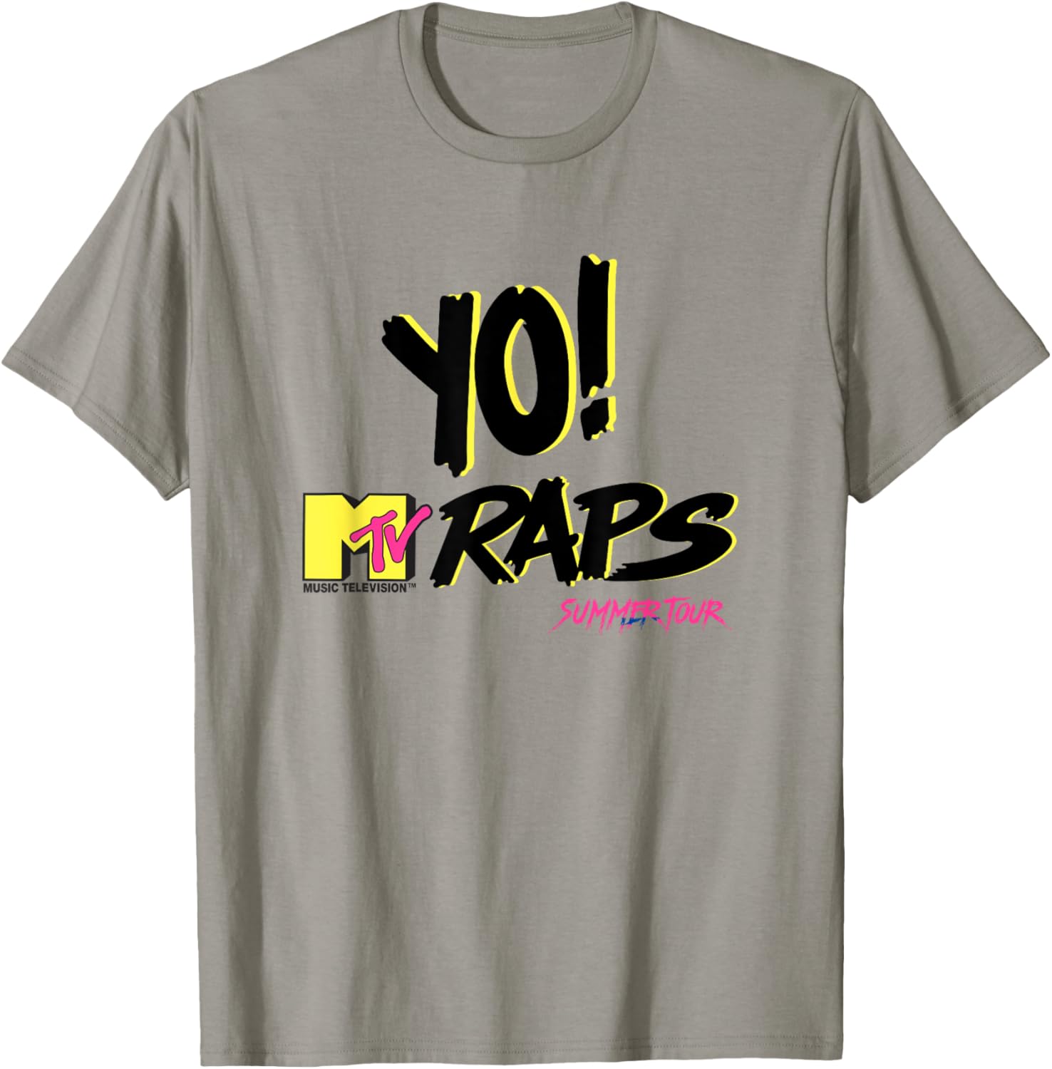 Yo MTV Raps Neon 90s Hip Hop T-Shirt for Stylish Summer Vibes - 11