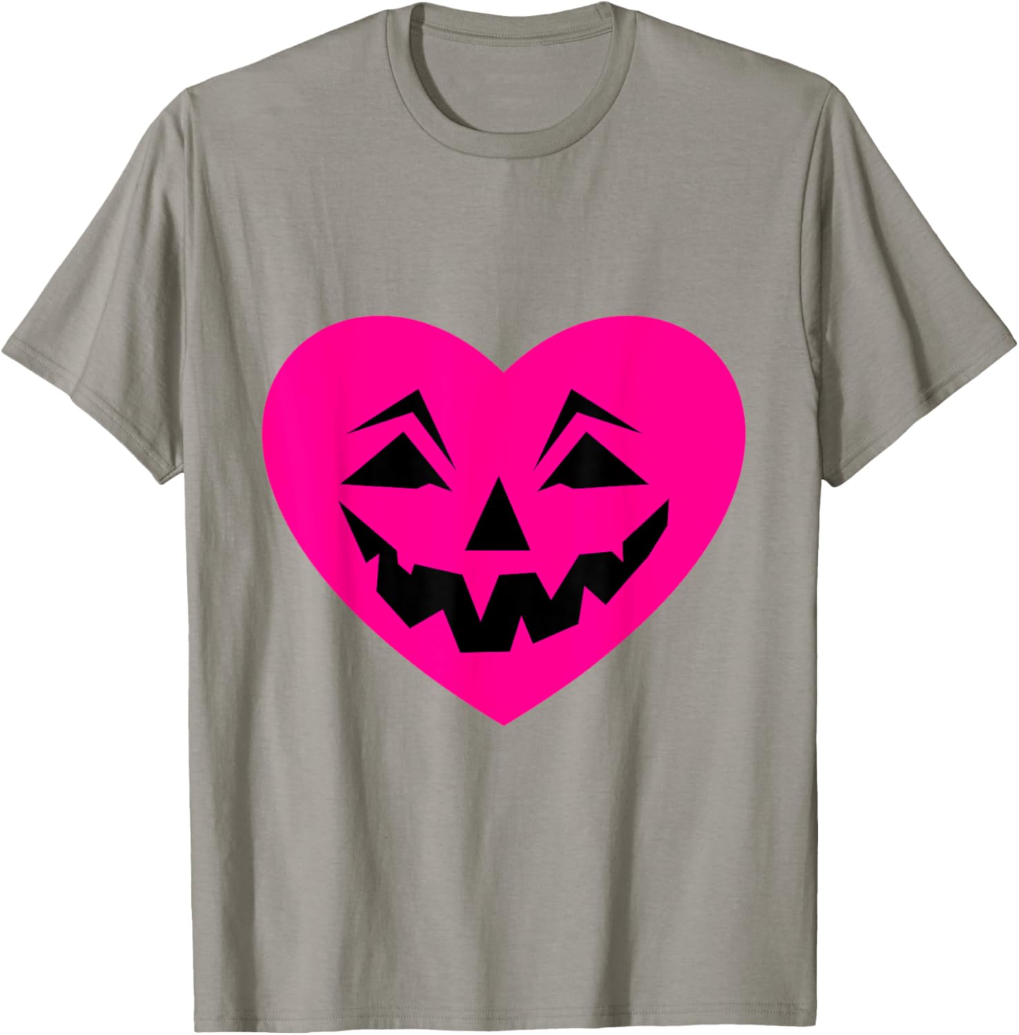 Pink Halloween Heart Goth T-Shirt for Creepy Ominous Valentine Style - 20