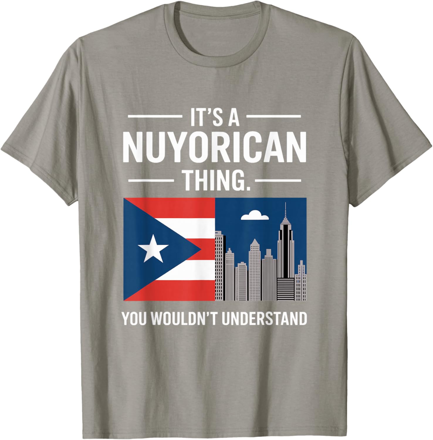 Nuyorican Puerto Rico Boricua New York T-Shirt for Proud Locals - 1