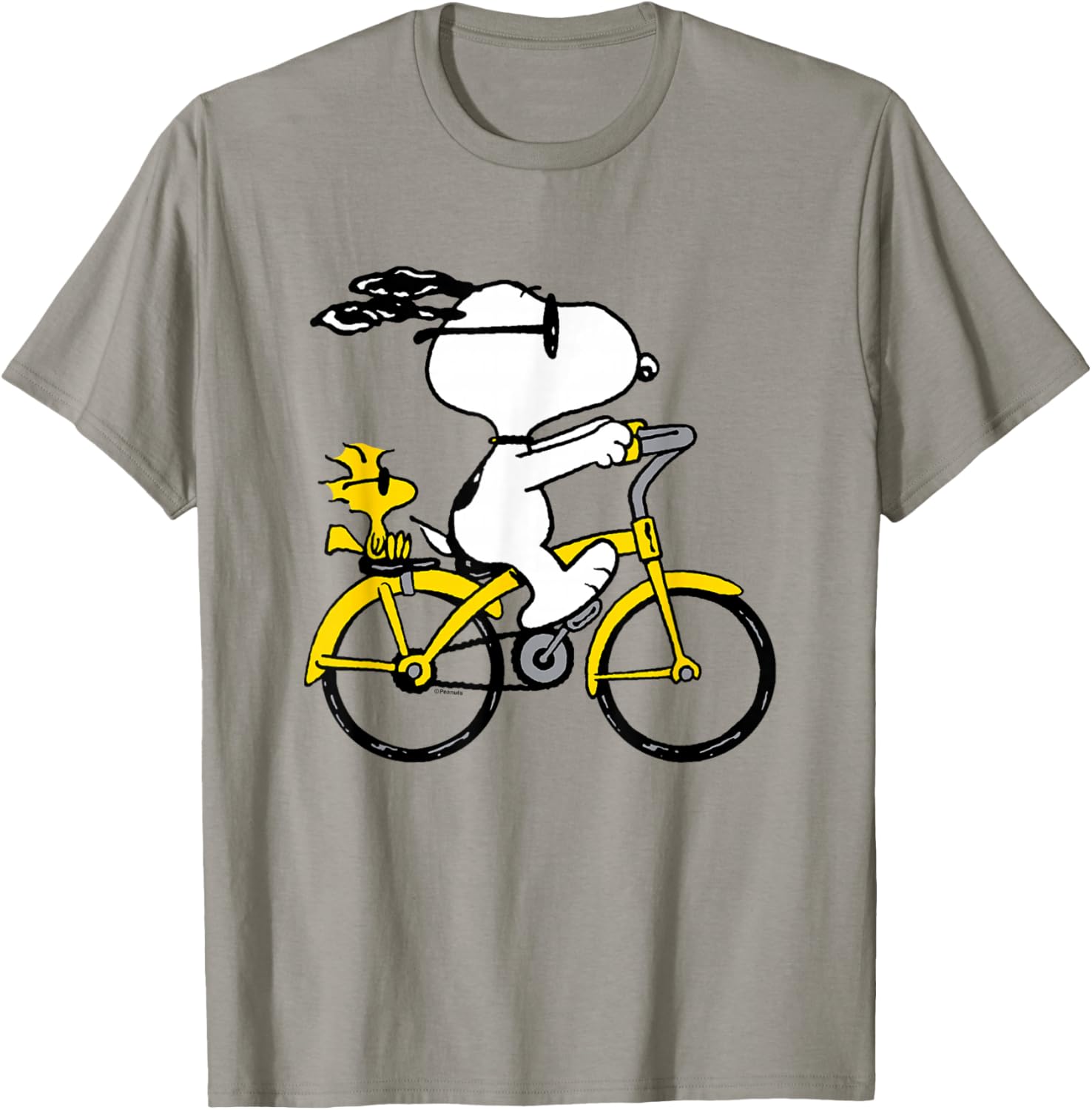 Snoopy and Woodstock Bike Ride T-Shirt for Fun Casual Outfits - 18