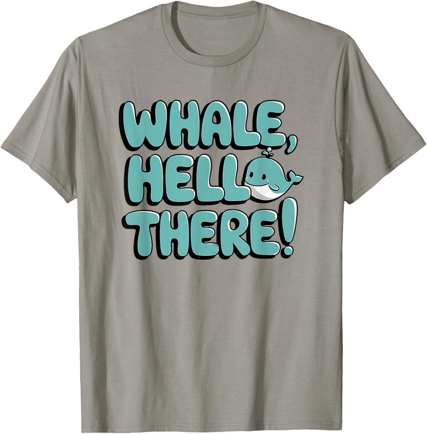 Whale Hello There Cute Ocean Pun T-Shirt for Animal Lovers - 2
