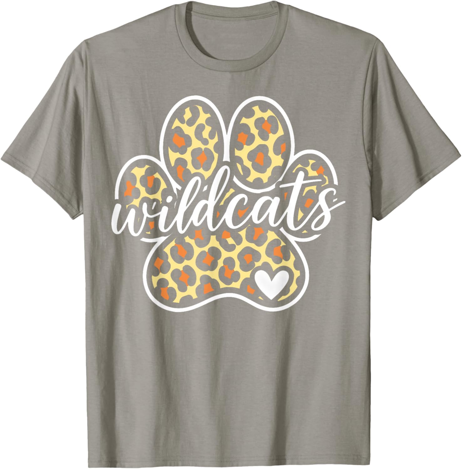 Wildcats Heart Vintage T-Shirt for Men, Women, Kids - Cool Graphic Tee - 22