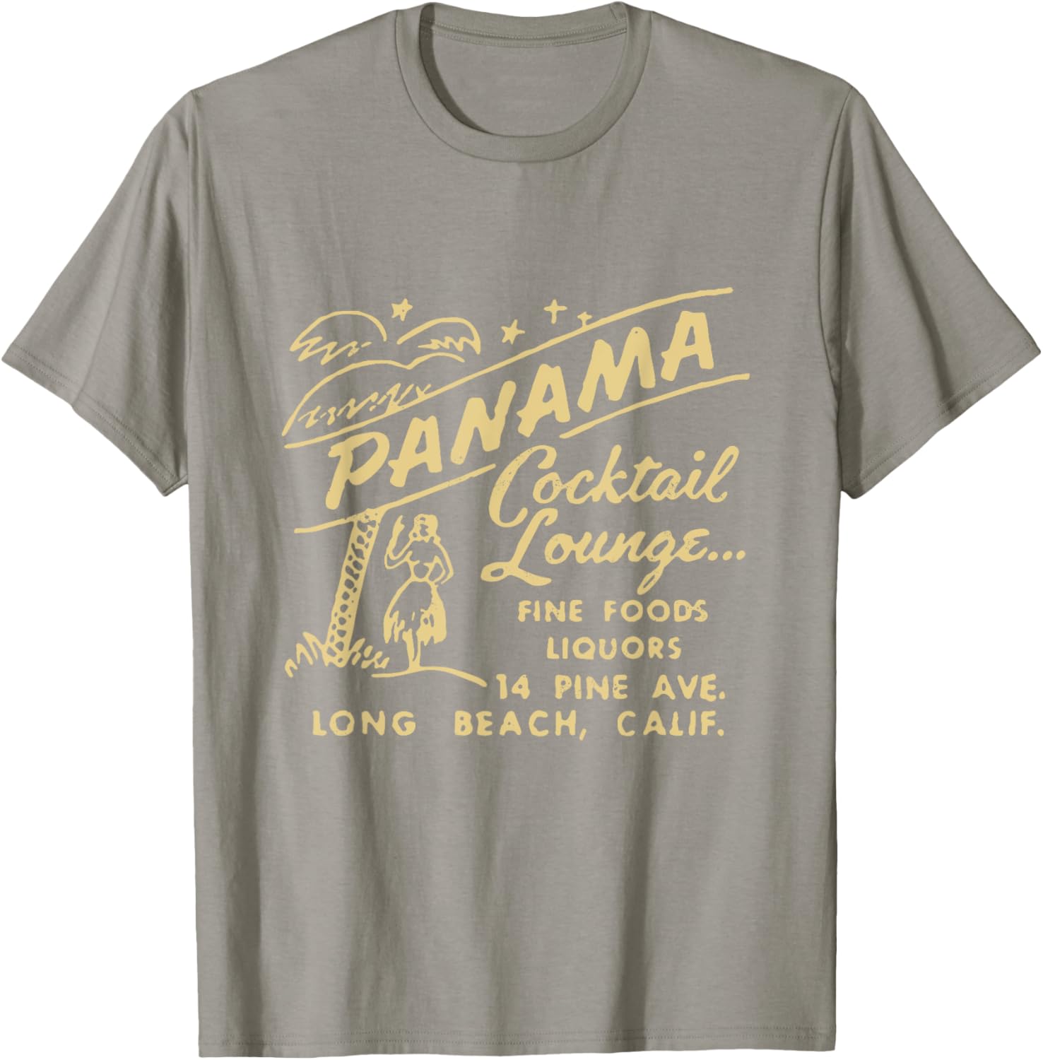 Panama Cocktail Lounge Unisex T-Shirt for Men and Women in Long Beach CA - 16