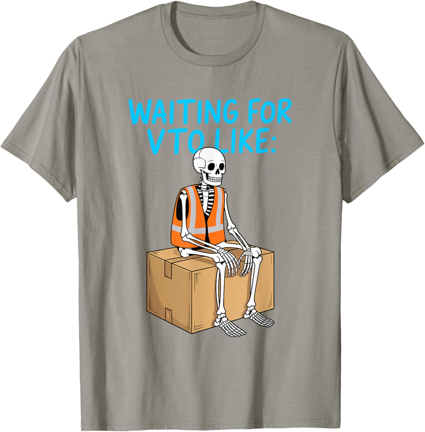 VTO Coworker Associate Skeleton T-Shirt for Fun Office Vibes - 4