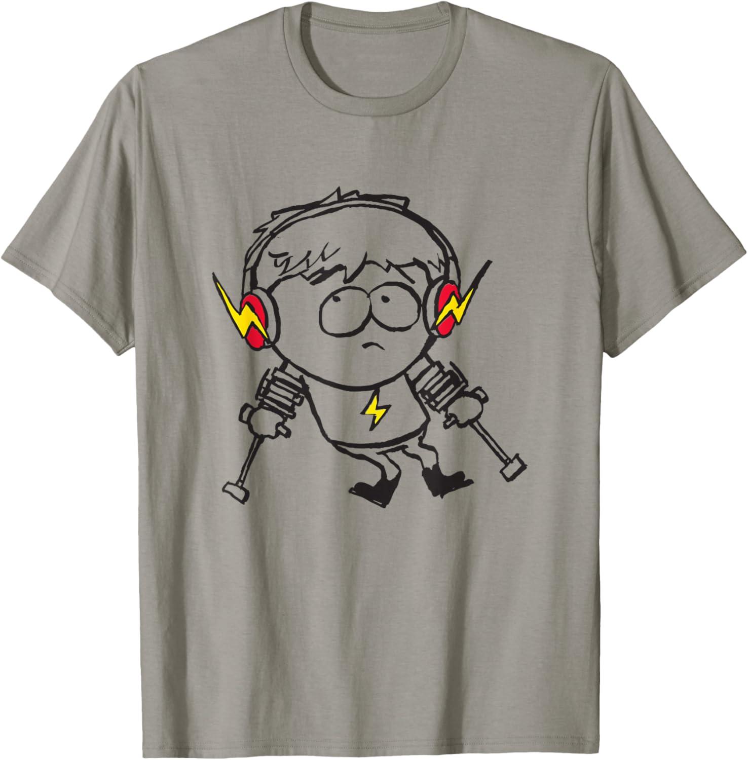 South Park Fast Jimmy Line Art T-Shirt - Fun Graphic Tee for Fans - 5