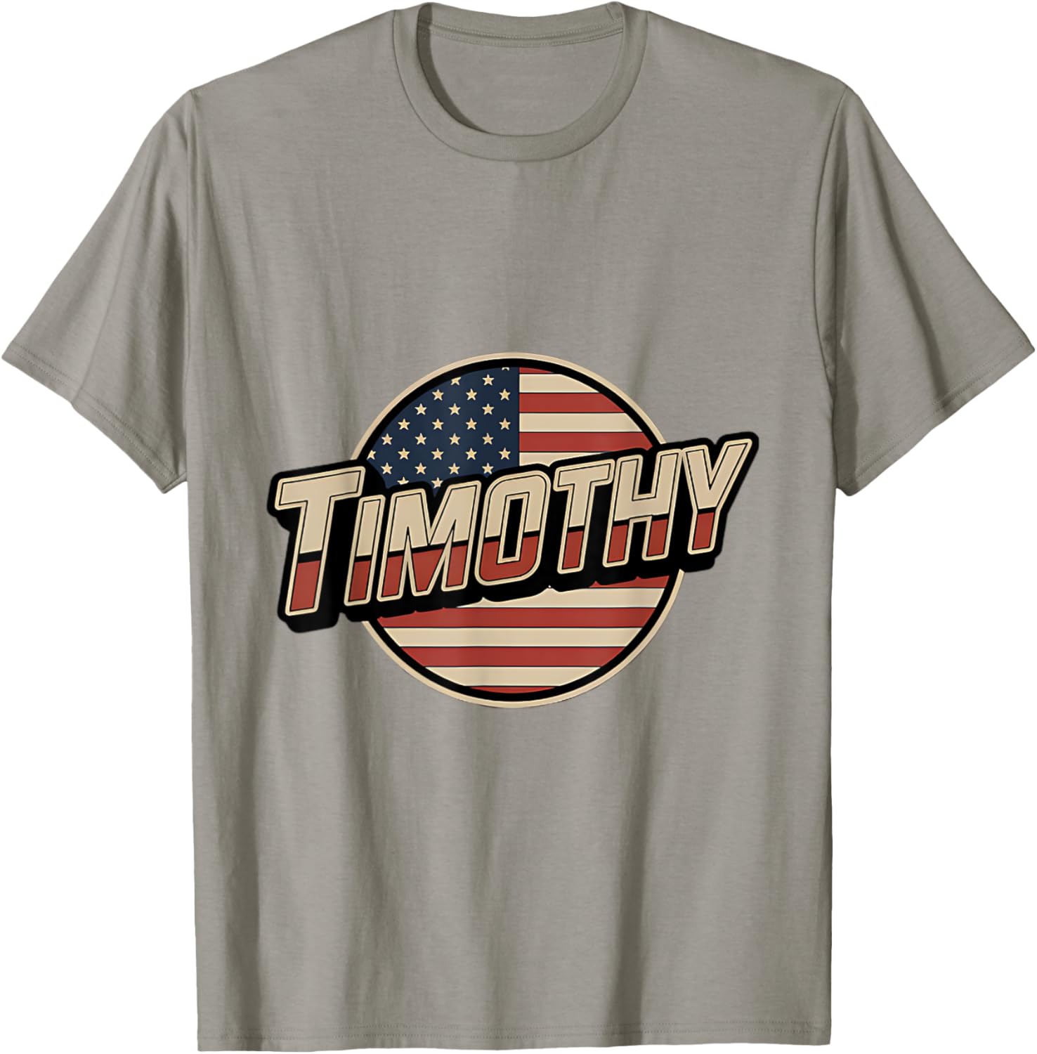 Personalized TIMOTHY USA Flag T-Shirt for Patriotic Americans - 14