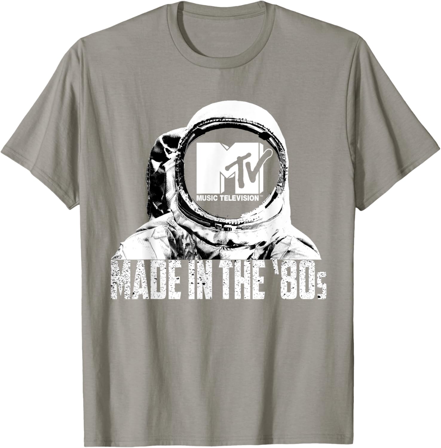 Retro MTV Astronaut T-Shirt Made in the 80s Vintage Logo Tee - 3