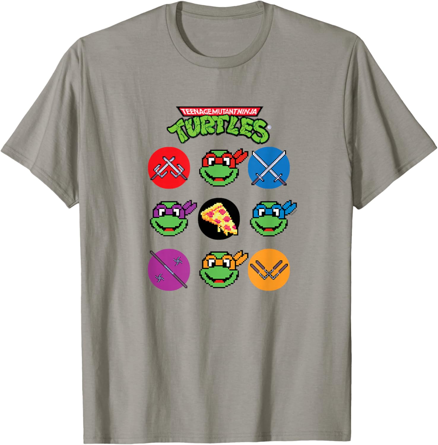 Teenage Mutant Ninja Turtles Grid Tee Stylish Youth Shirt for Fans - 11
