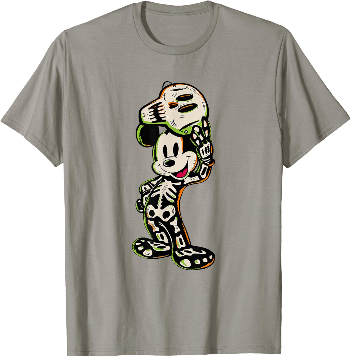 Disney Mickey Skeleton Halloween T-Shirt for Kids and Adults - 1