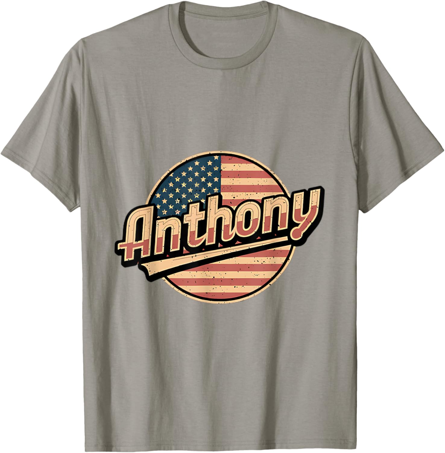 Personalized Anthony USA Flag T-Shirt for Proud Patriots - 17