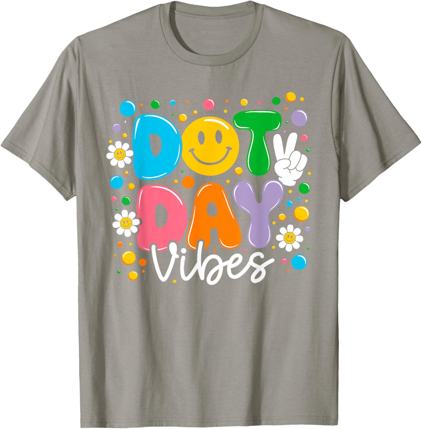 Happy Dot Day 2025 Colorful Polka Dot T-Shirt for Kids and Teachers - 6