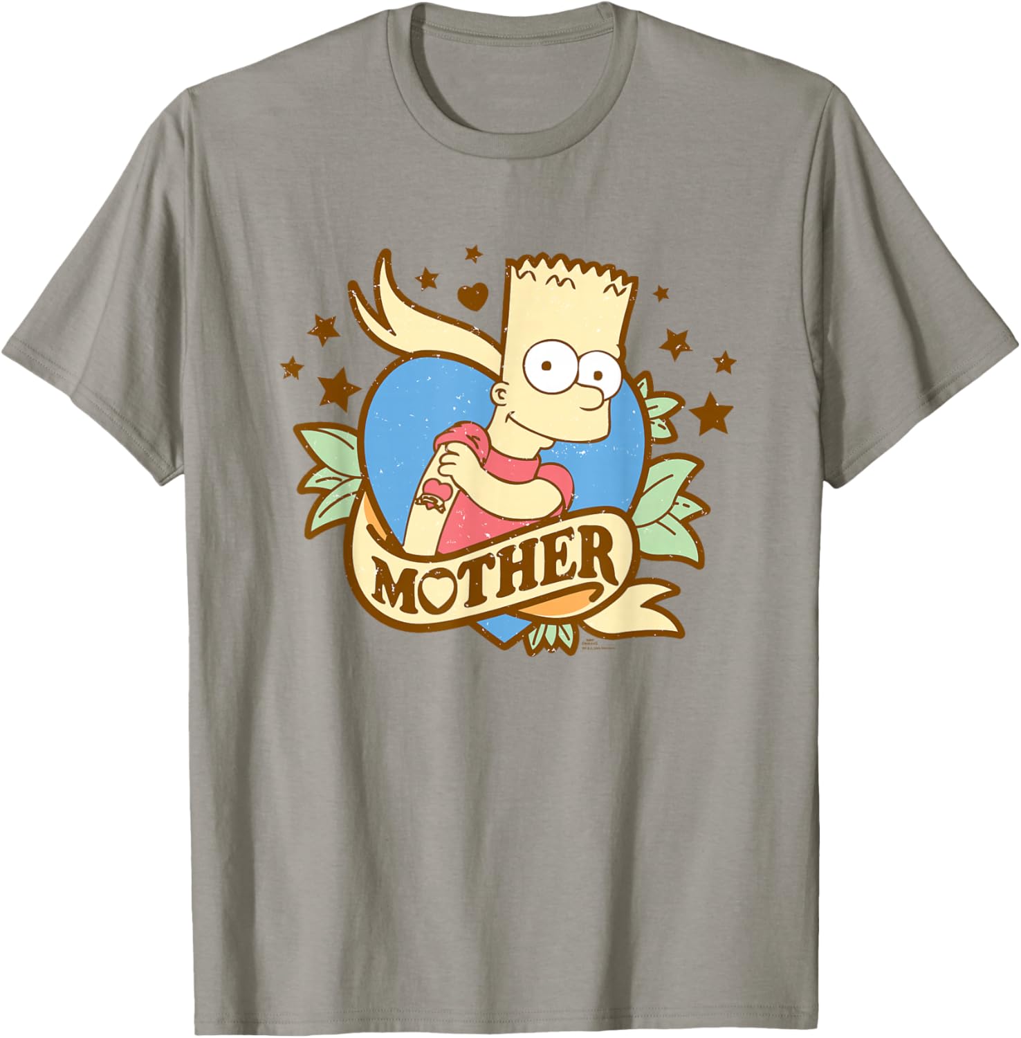 Retro Bart Simpson Mother's Day T-Shirt Gift for Moms and Fans - 16