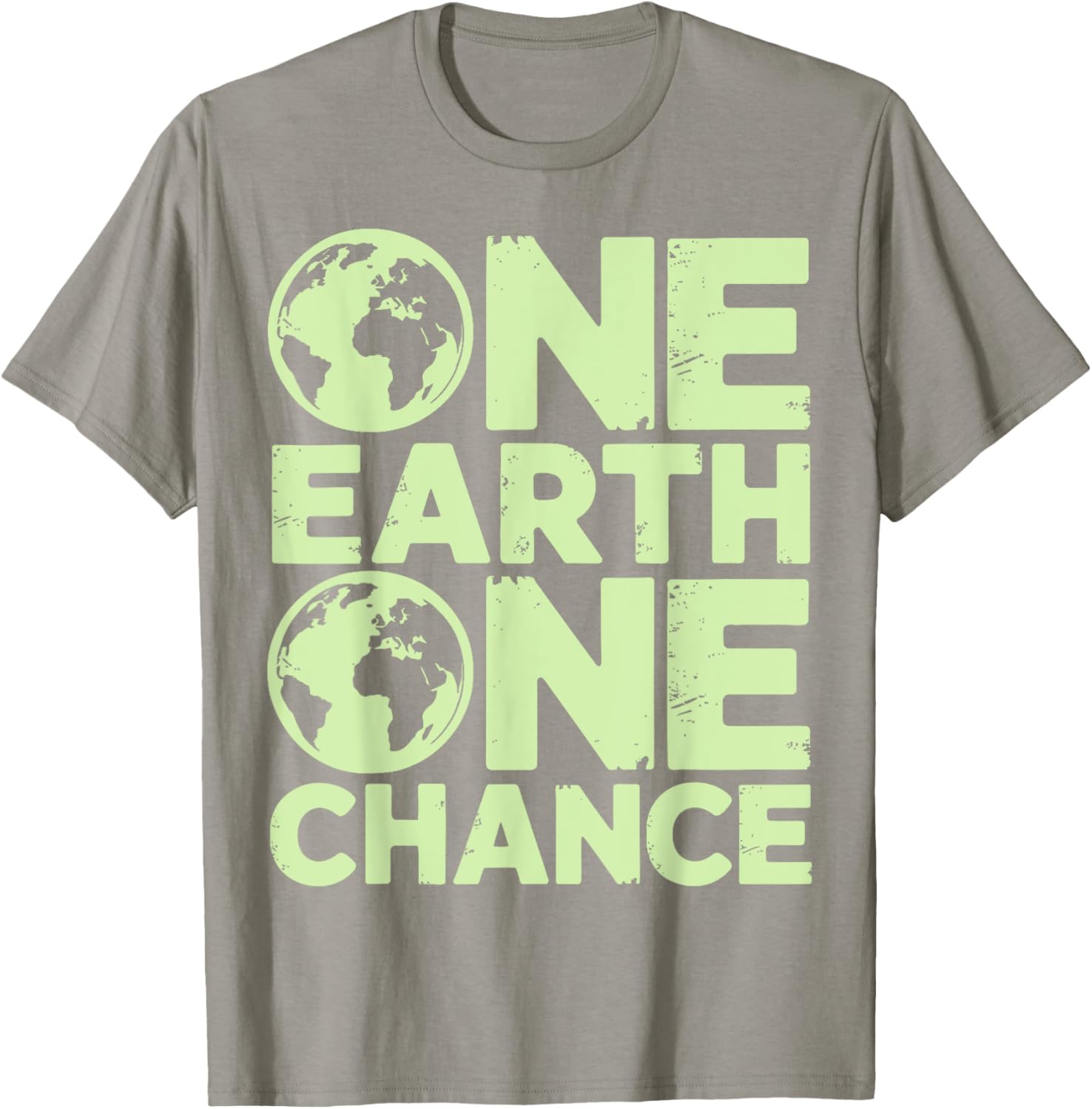 One Earth One Chance Save Earth Day T-Shirt for Eco-Friendly Fun - 1
