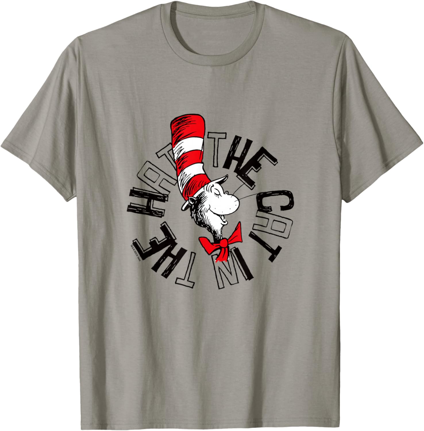 Official Cat in the Hat Circle Logo T-Shirt for Fun and Style - 5