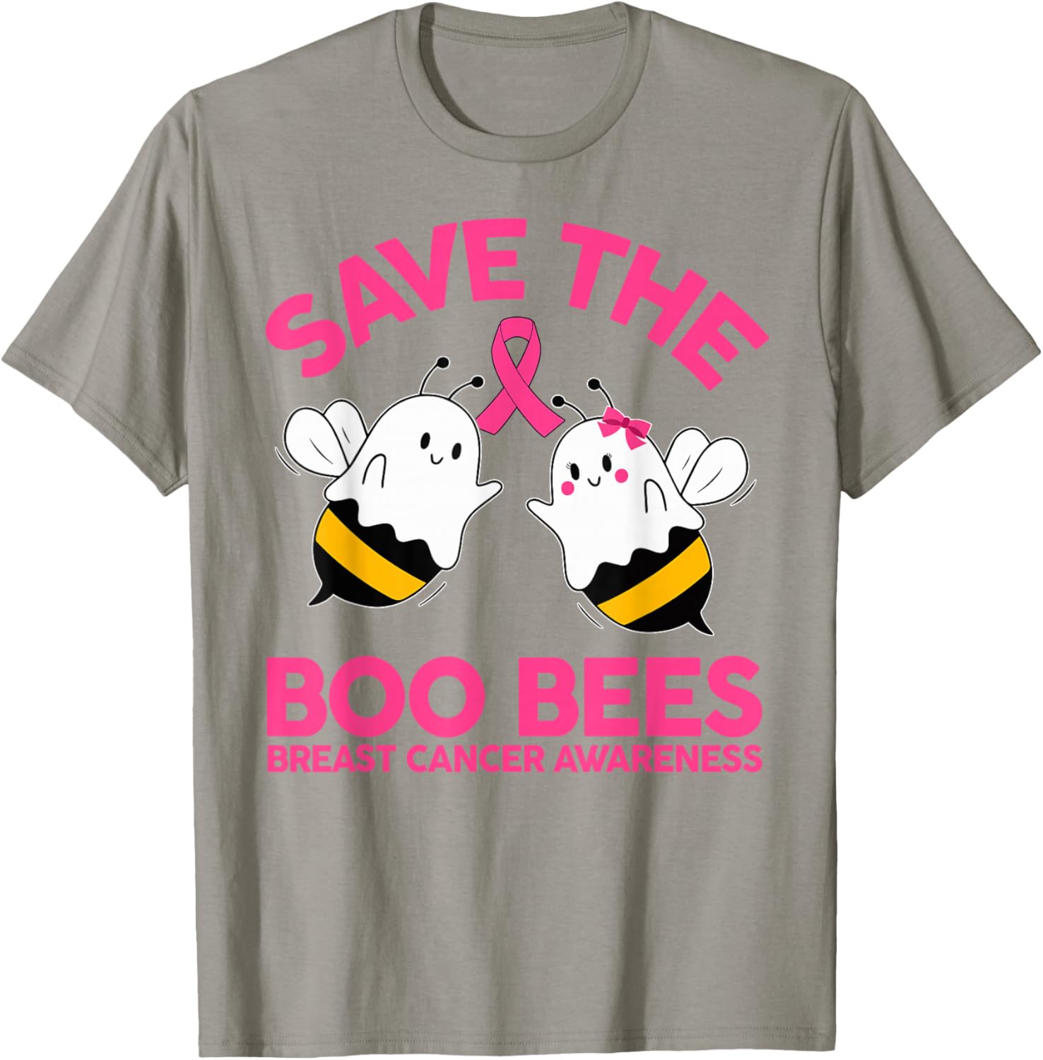 Save The Boobees Breast Cancer Halloween T-Shirt for Women - 3