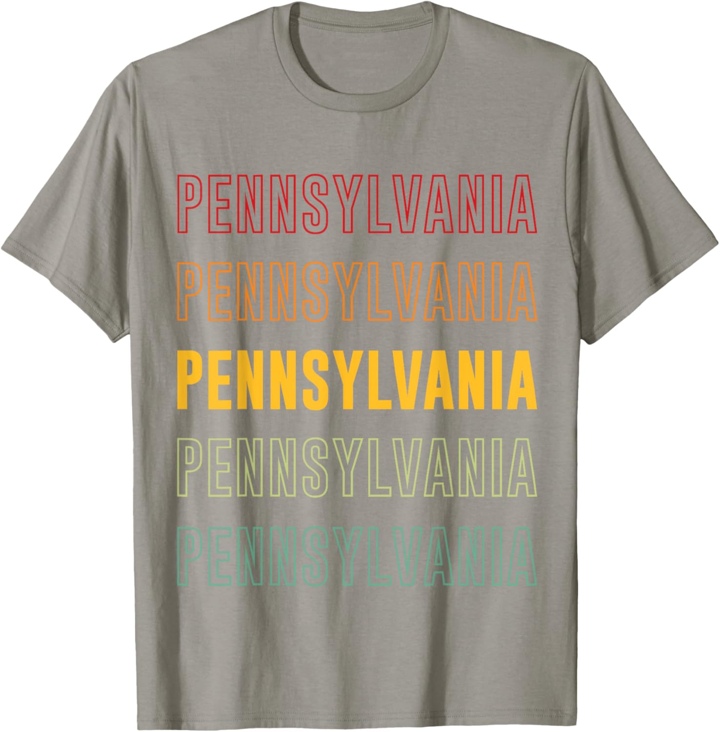 Vibrant Pennsylvania Rainbow T-Shirt for Stylish Comfort and Fun Fashion - 23