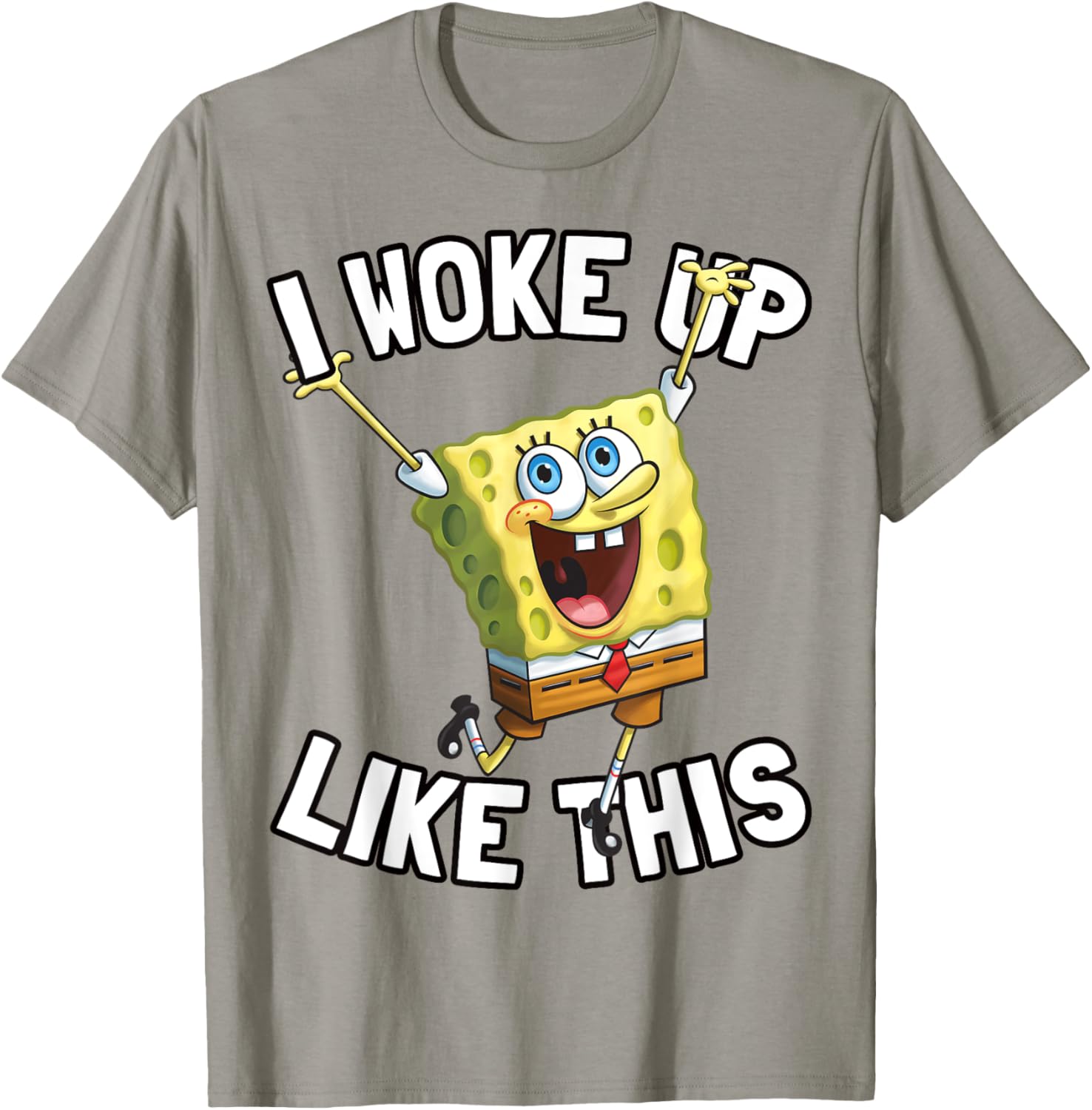 SpongeBob SquarePants I Woke Up Like This T-Shirt for Fun Fans - 7