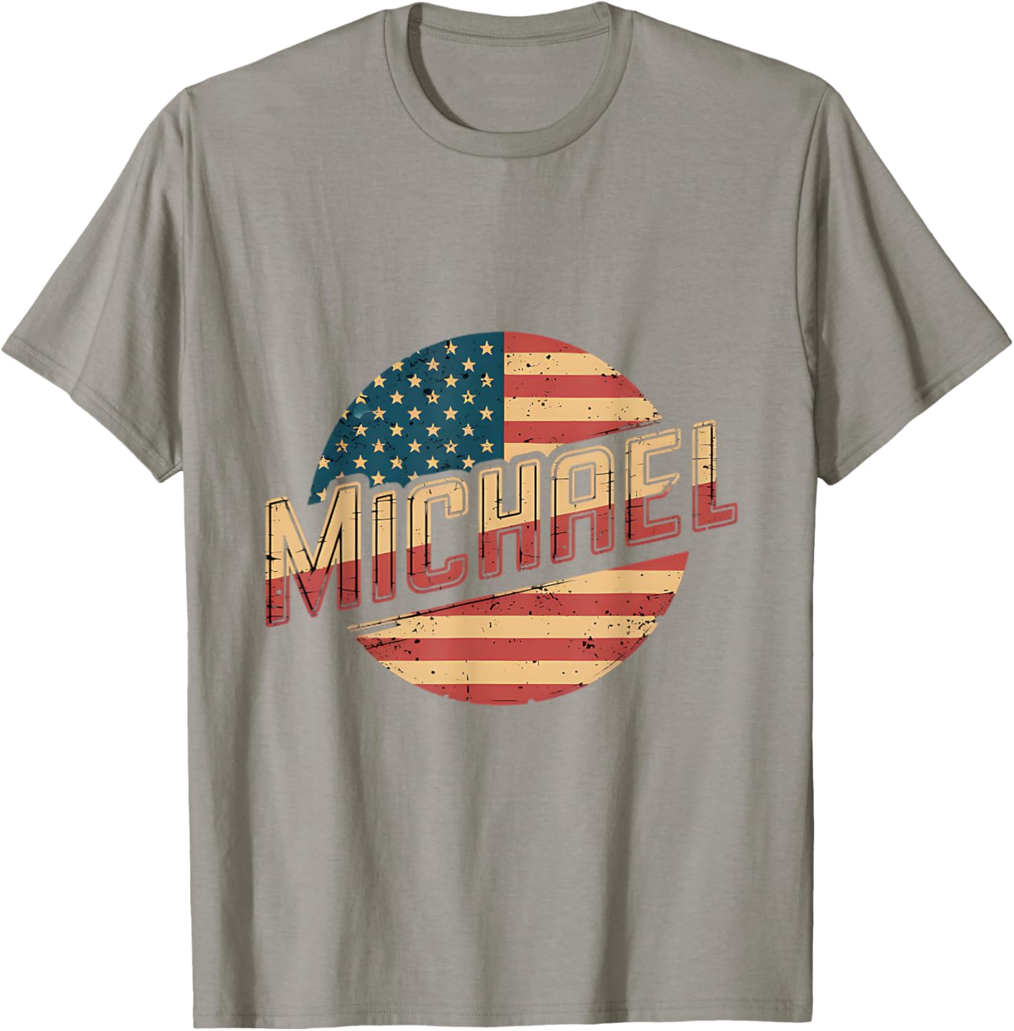 Personalized Michael USA Flag Patriot T-Shirt for Proud Americans - 11