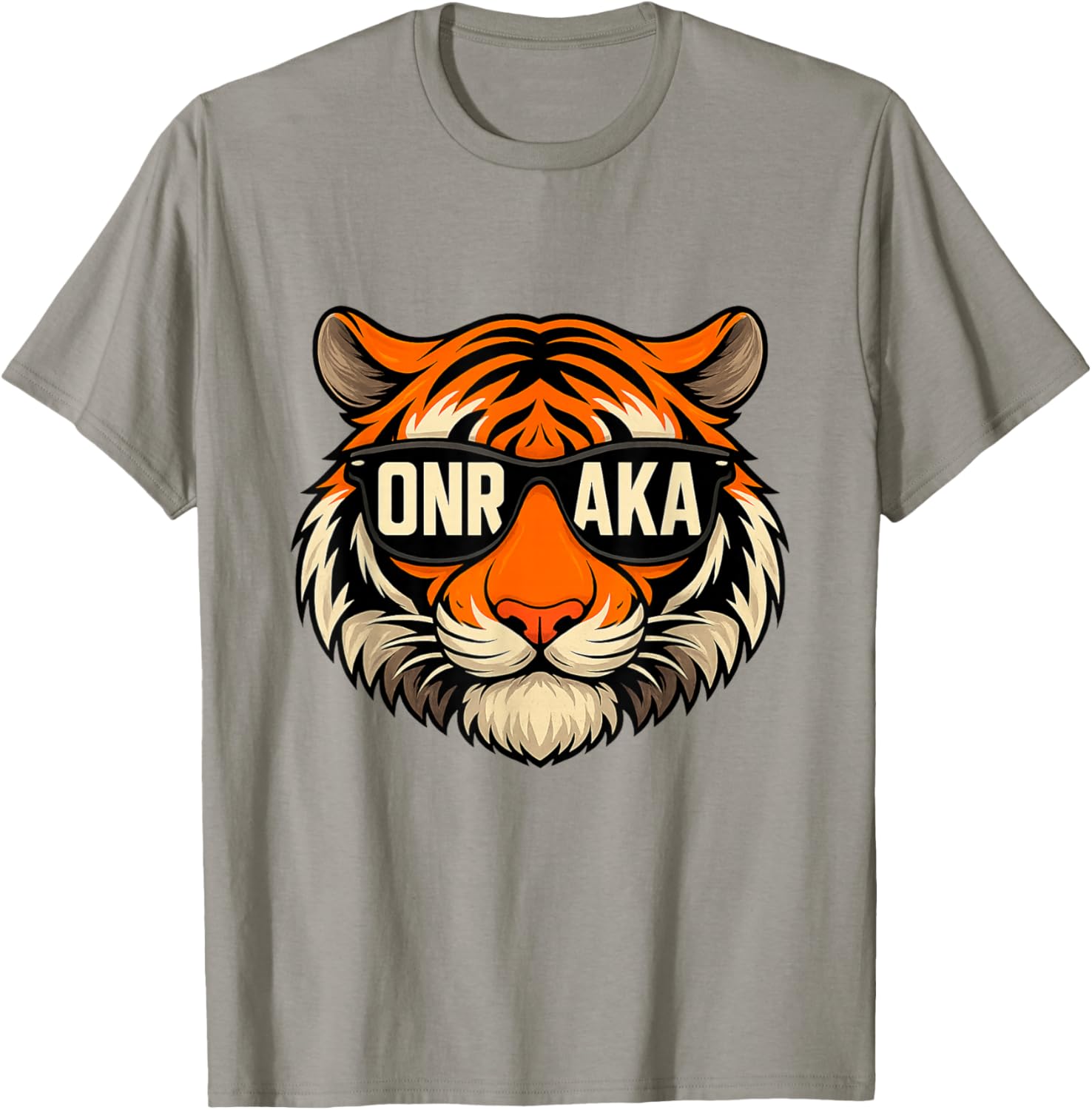 Vintage Tiger Graphic T-Shirt Onrakas Retro Sunglasses Unity Apparel - 16