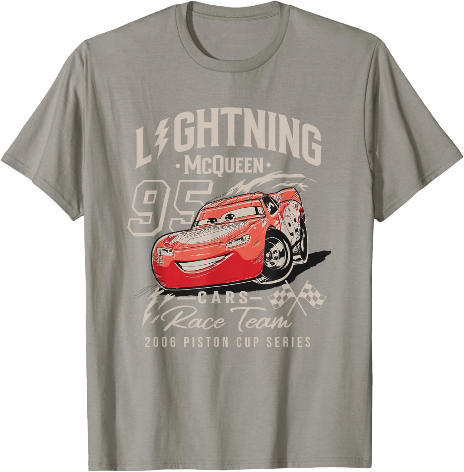 Vintage Disney Pixar Cars McQueen Piston Cup Series T-Shirt for Fans - 6
