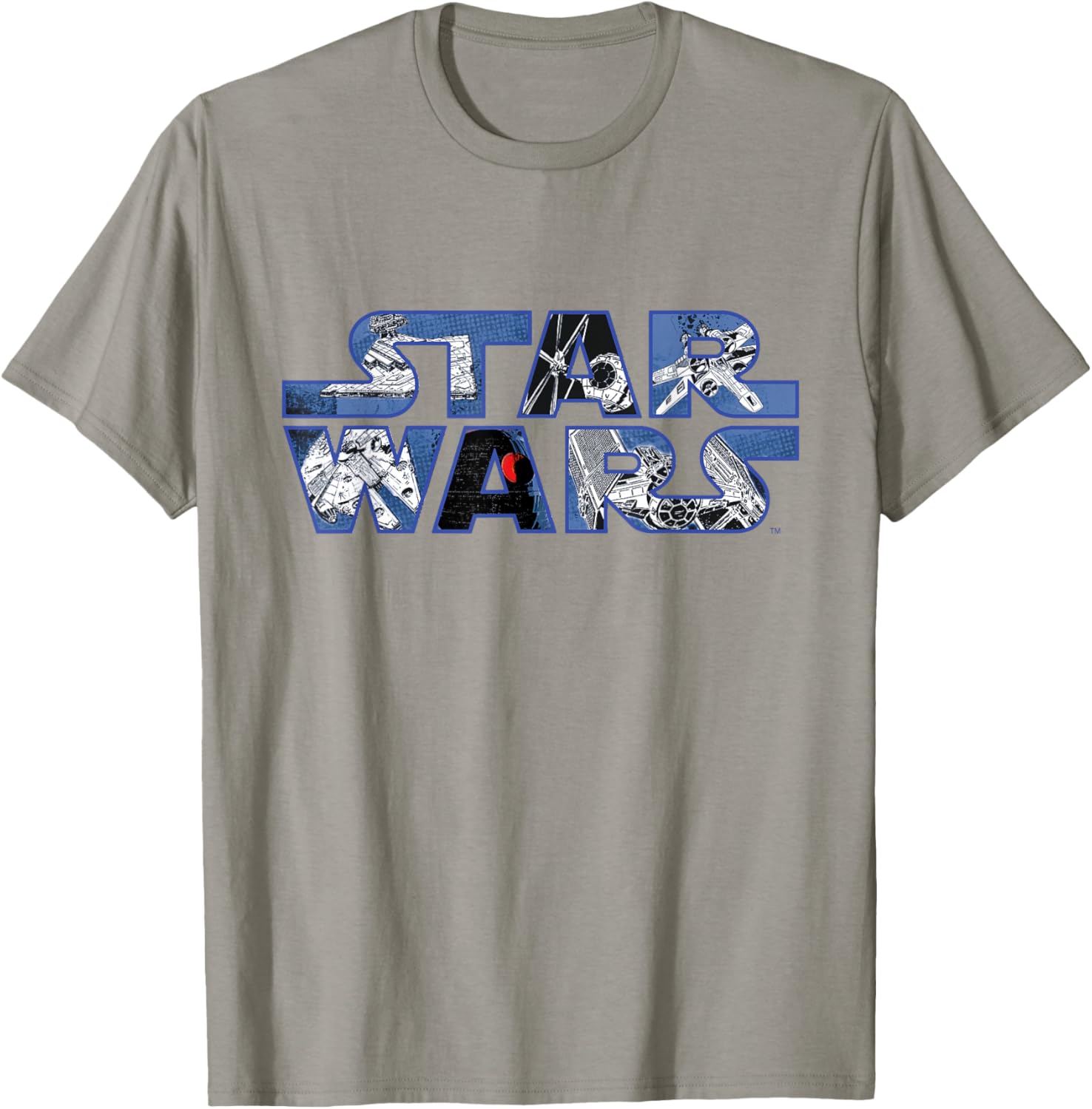 Star Wars Millennium Falcon and Death Star T-Shirt for Fans and Collectors - 7