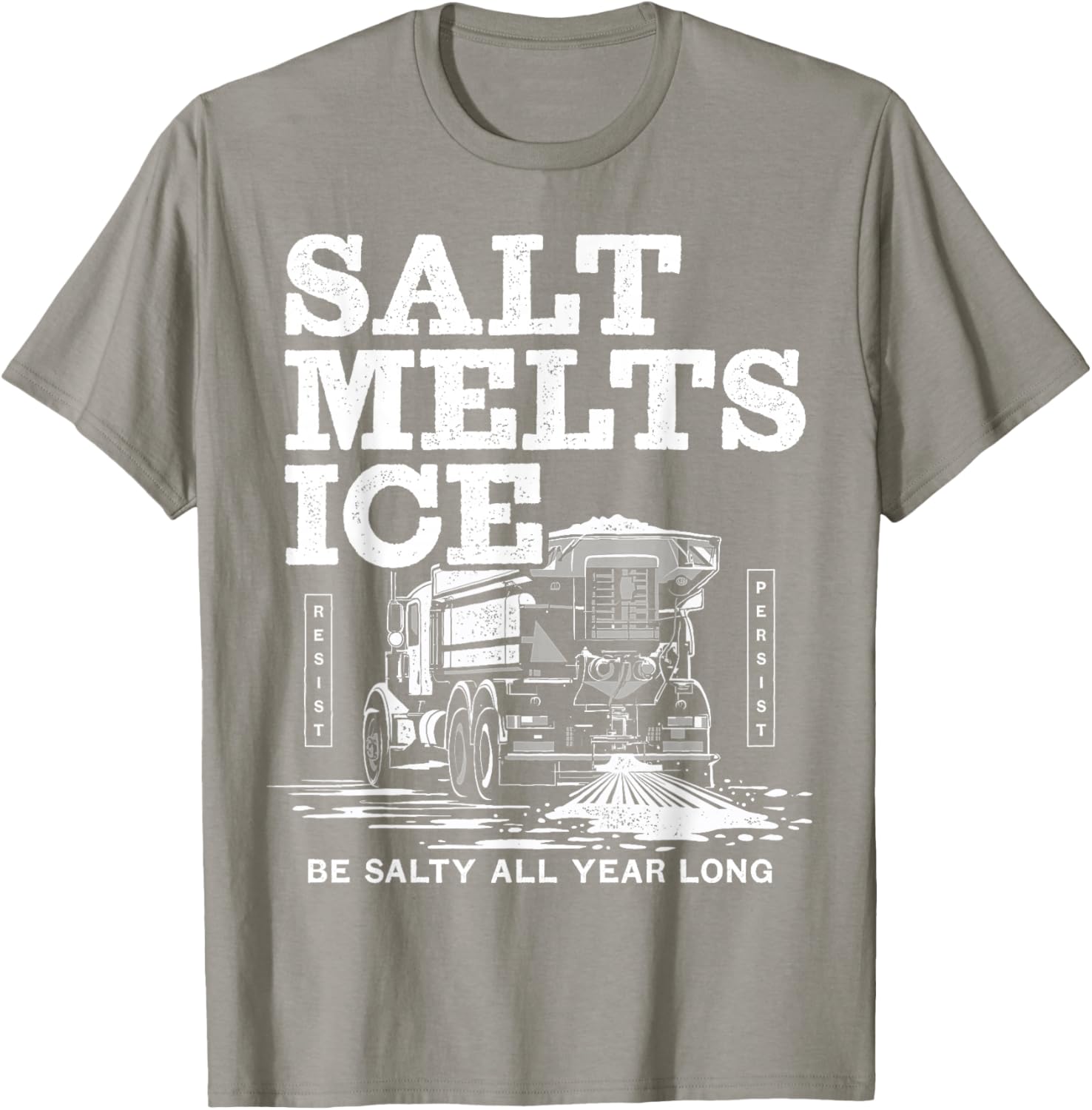 Salt Truck Resist Protest Graphic T-Shirt for Bold Statement Style - 17