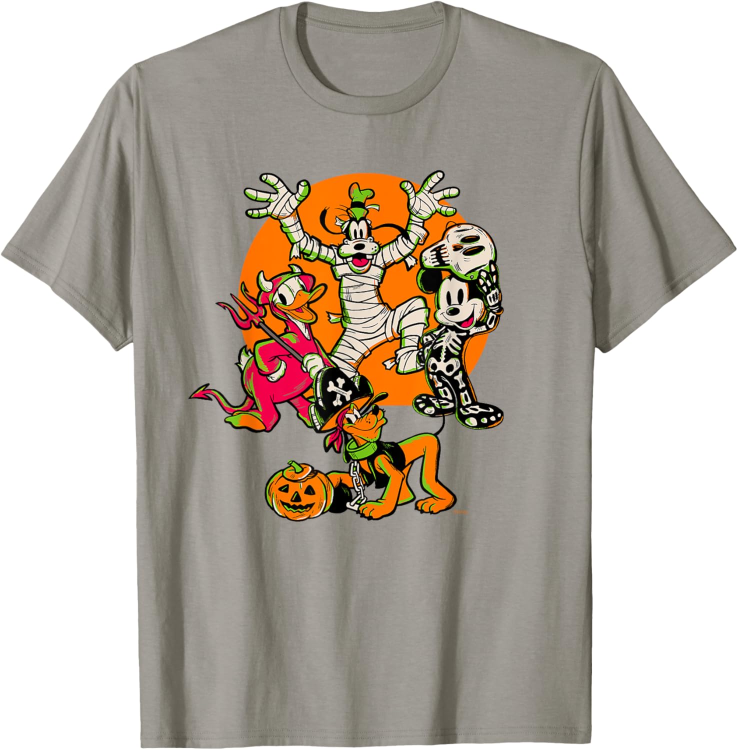 Disney 100 Mickey, Donald, Goofy & Pluto Halloween Costume T-Shirt - 17