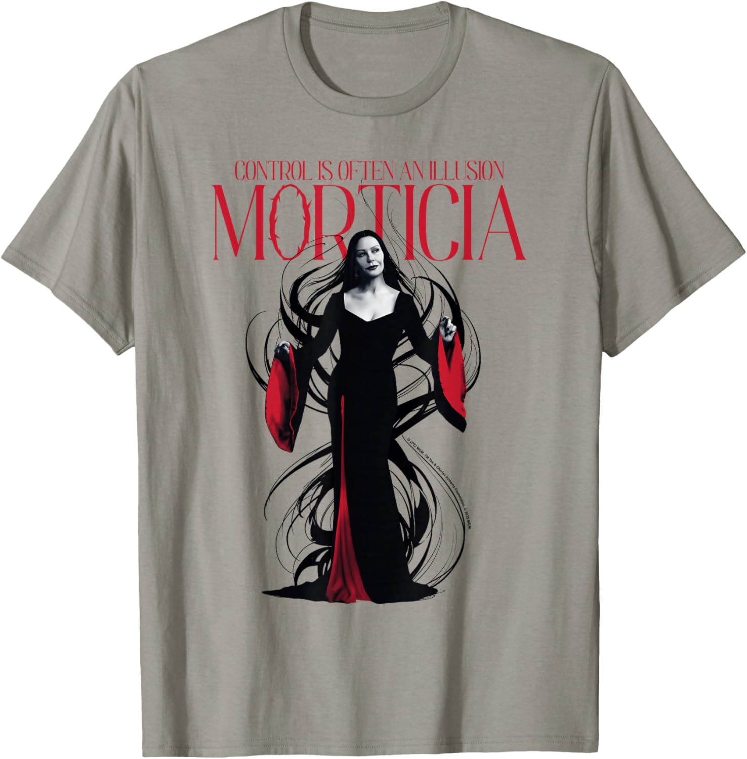 Wednesday Season 2 Control is an Illusion Morticia T-Shirt for Fans - 1