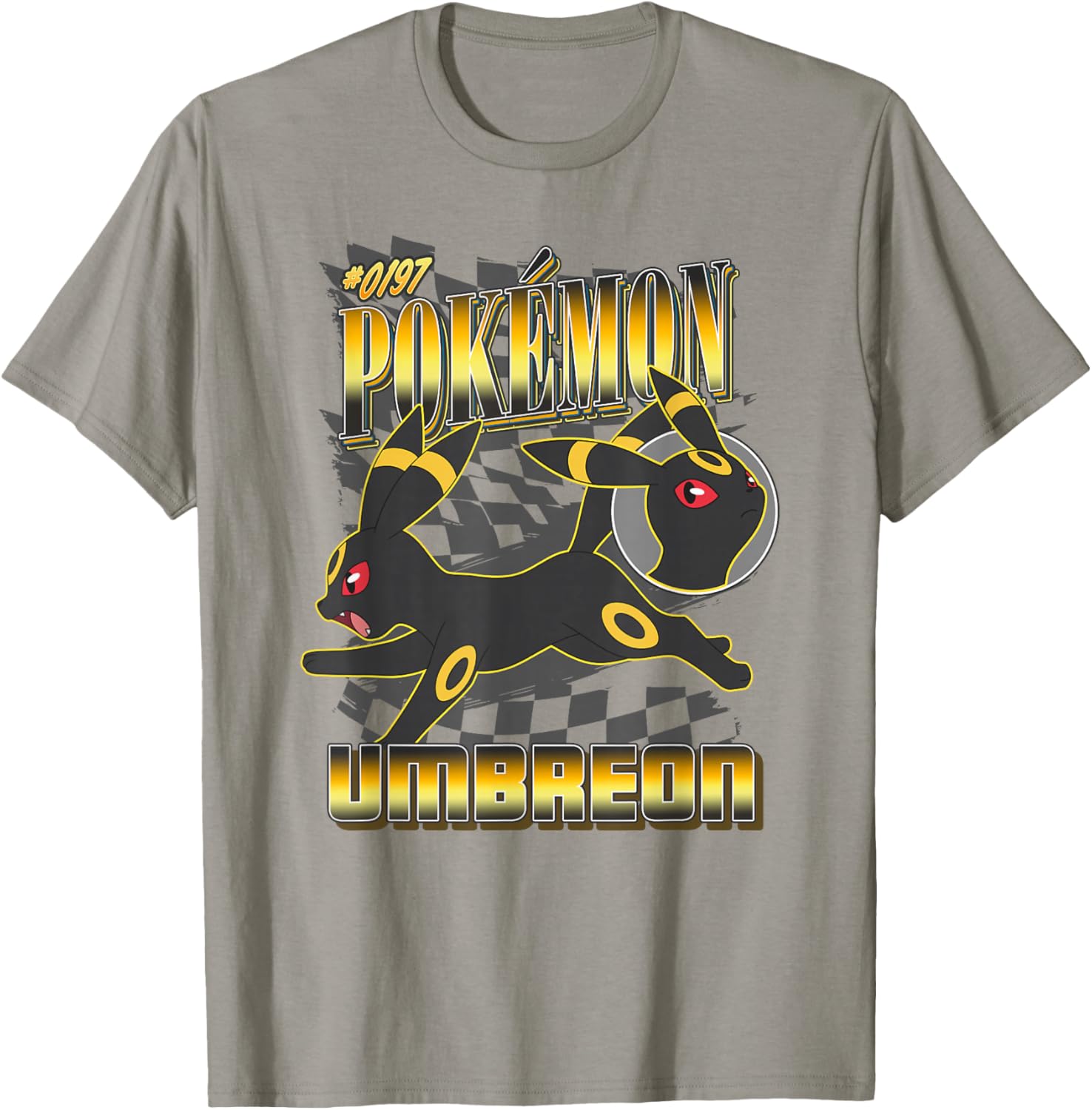 Pokémon 0197 Umbreon Racing Style Poster T-Shirt for Fans and Collectors - 2