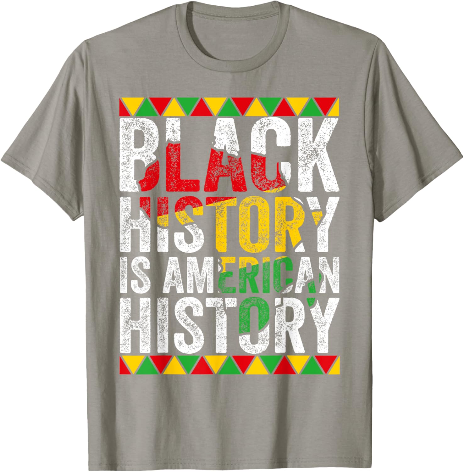 Patriotic Black History is American History African American T-Shirt - 16
