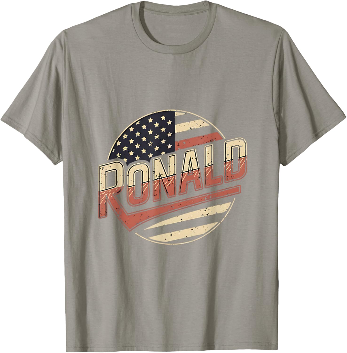 Personalized Ronald Patriot T-Shirt with USA Flag Design for Fans - 1