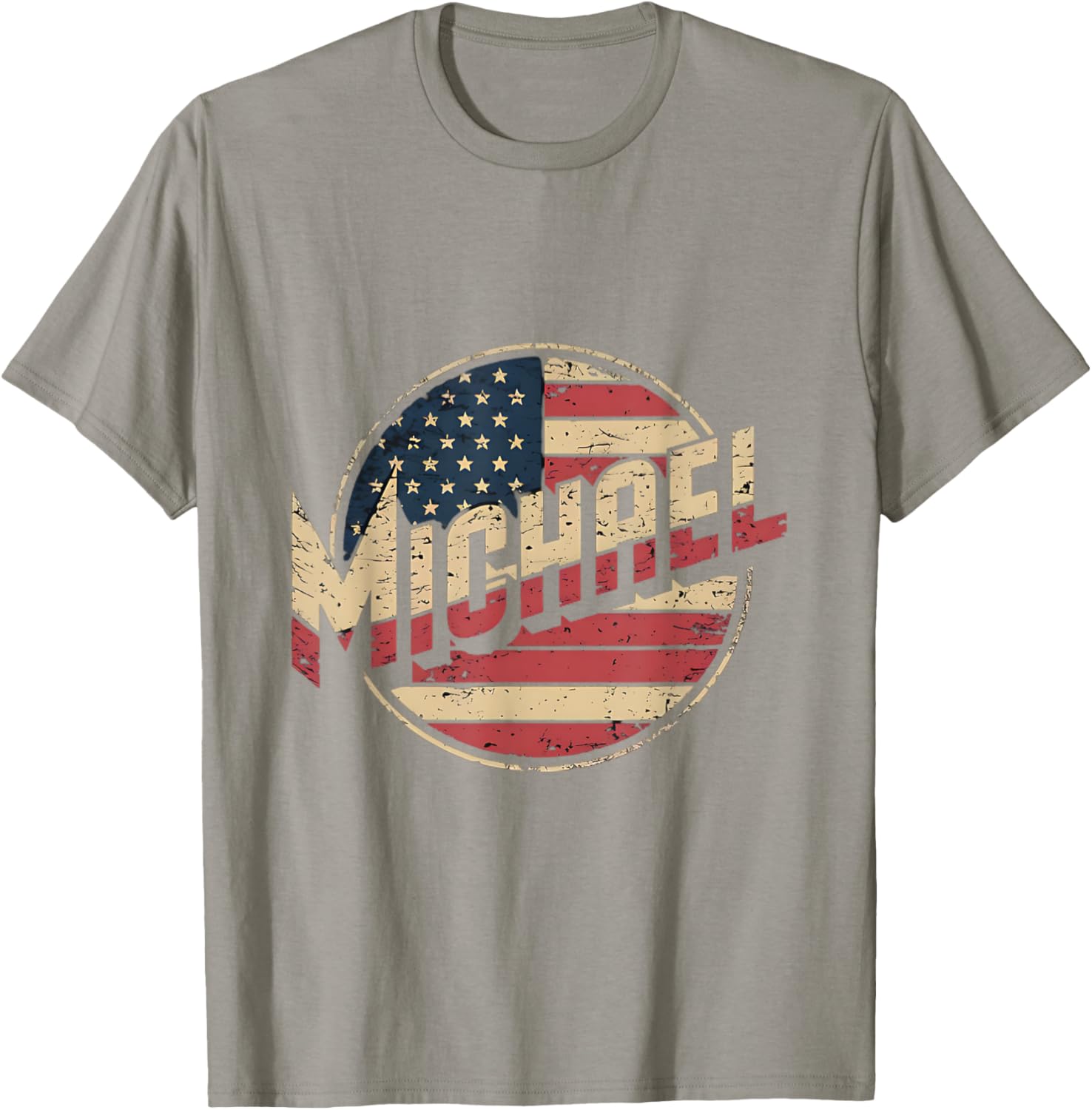 Personalized MICHAEL USA Flag Patriotic T-Shirt for Proud Americans - 15